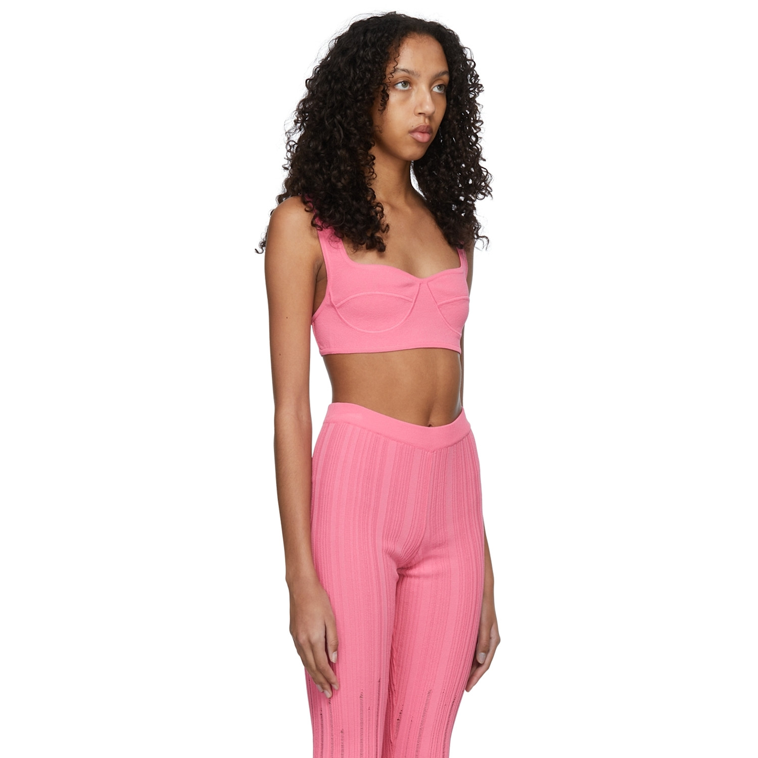  Marco Rambaldi Pink Viscose Bra 