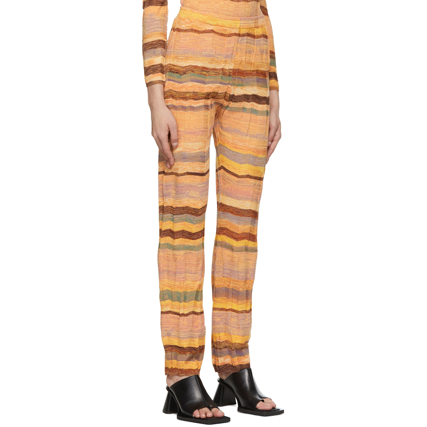  Perverze Orange Cotton Lounge Pants 