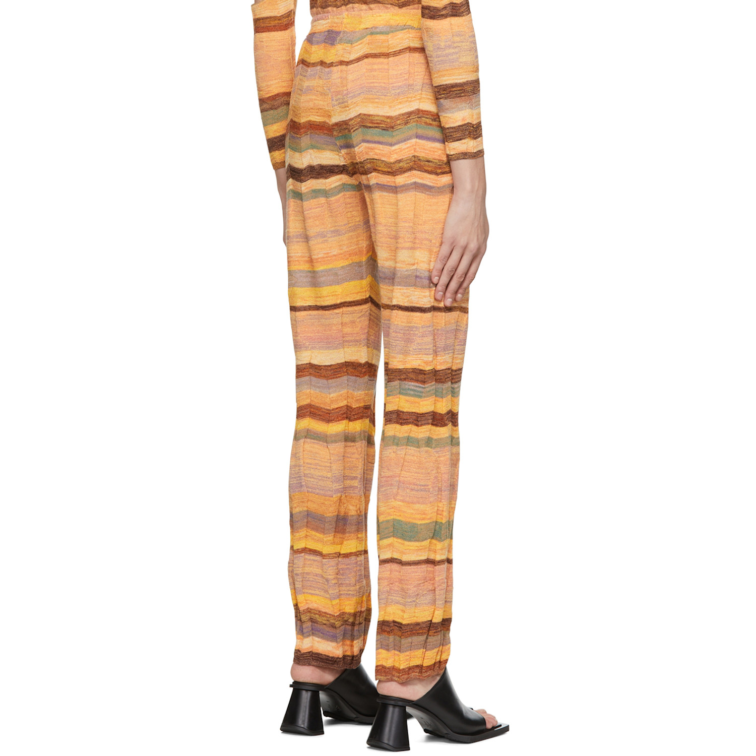  Perverze Orange Cotton Lounge Pants 