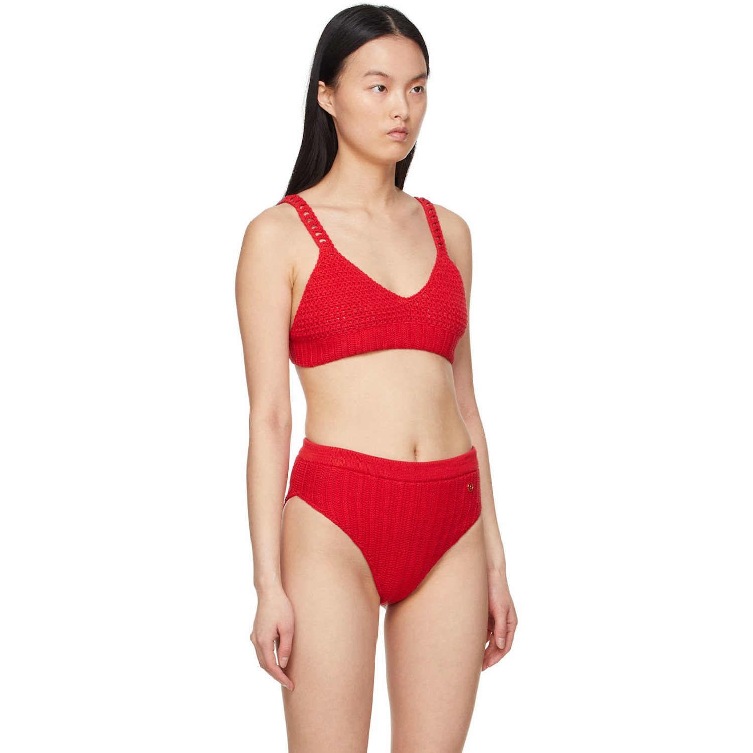  Recto Red Cotton Bikini 