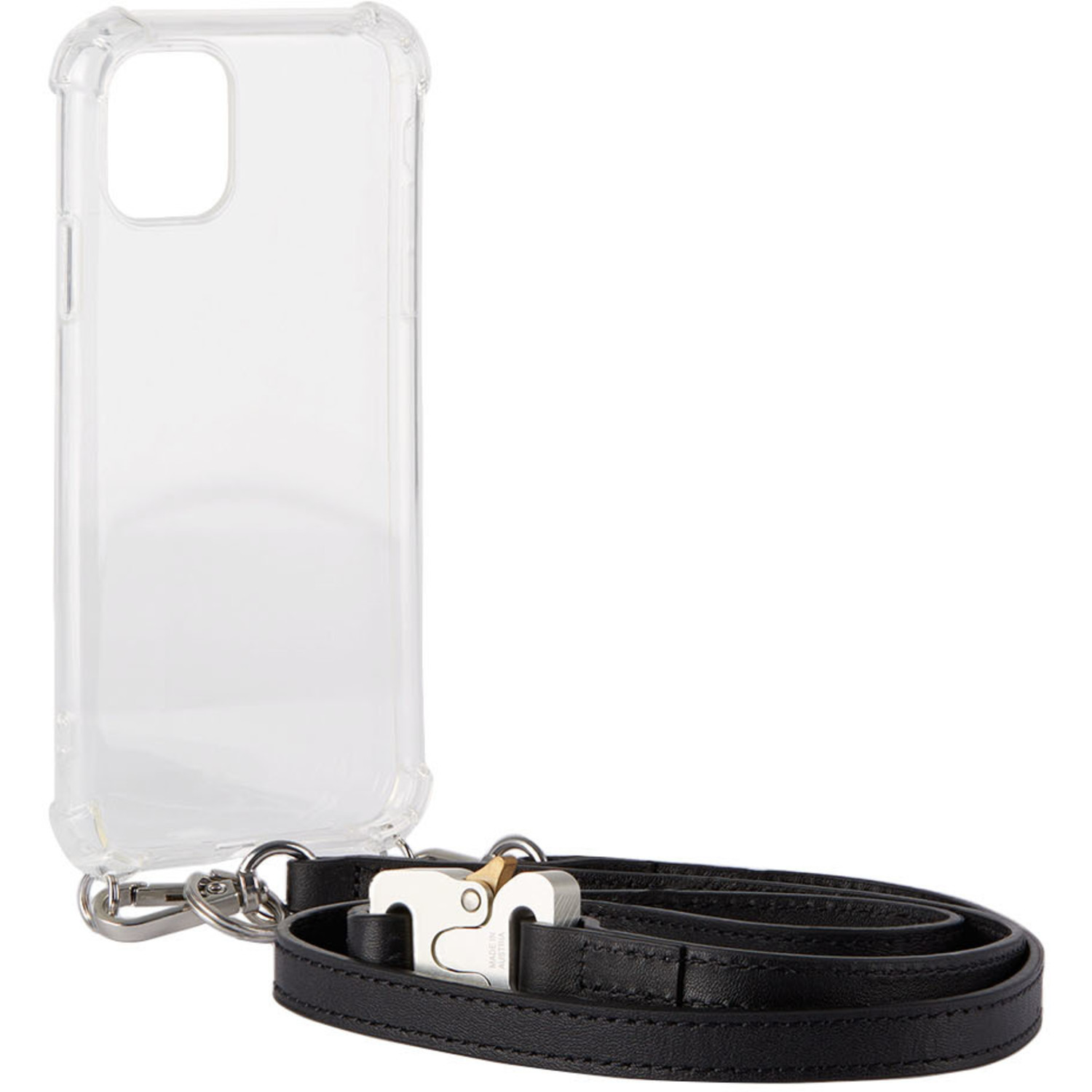  1017 Alyx 9sm Transparent Leather Strap Iphone 11 Case 