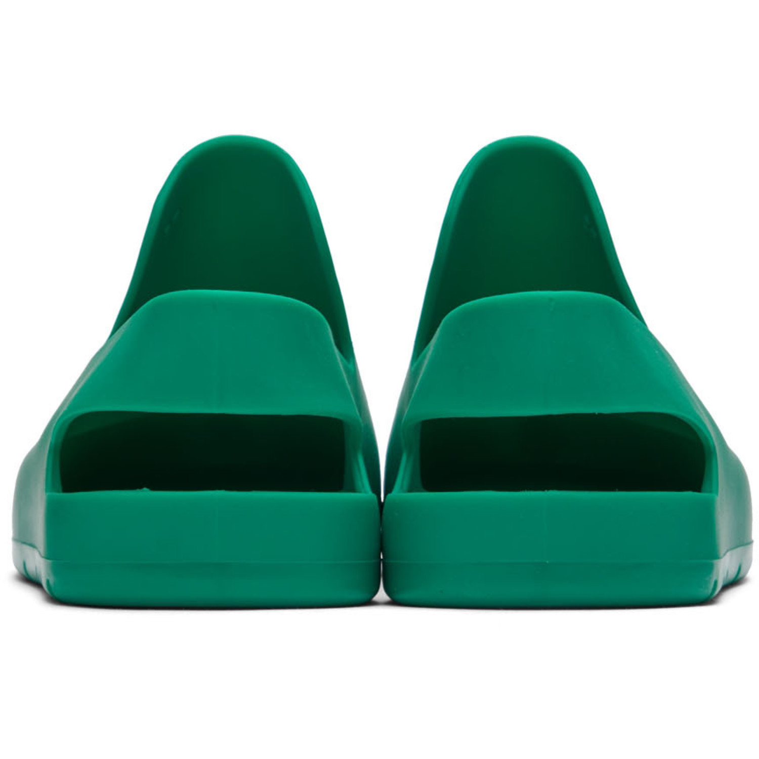  Bottega Veneta Green Puddle Loafers 
