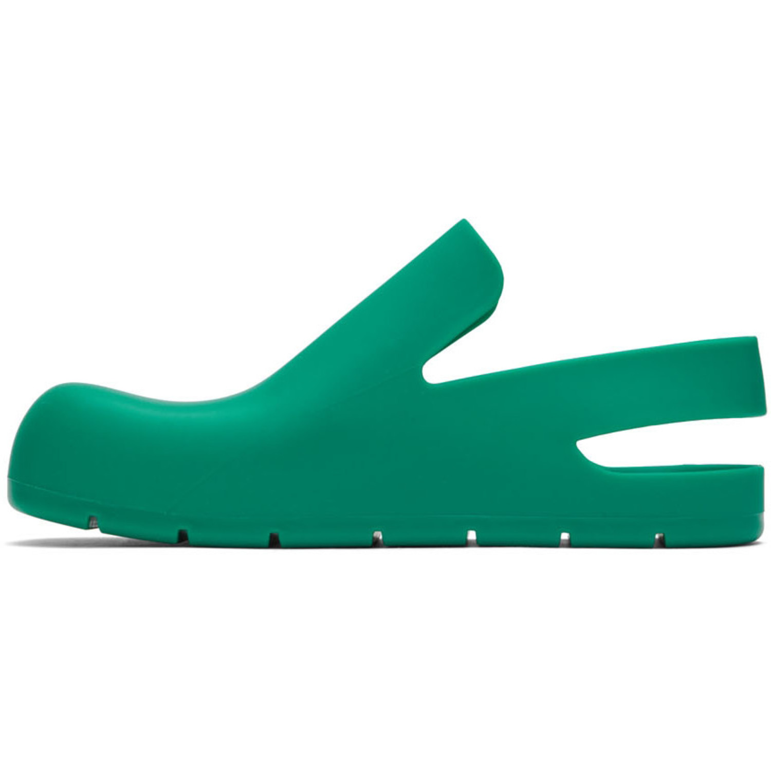  Bottega Veneta Green Puddle Loafers 