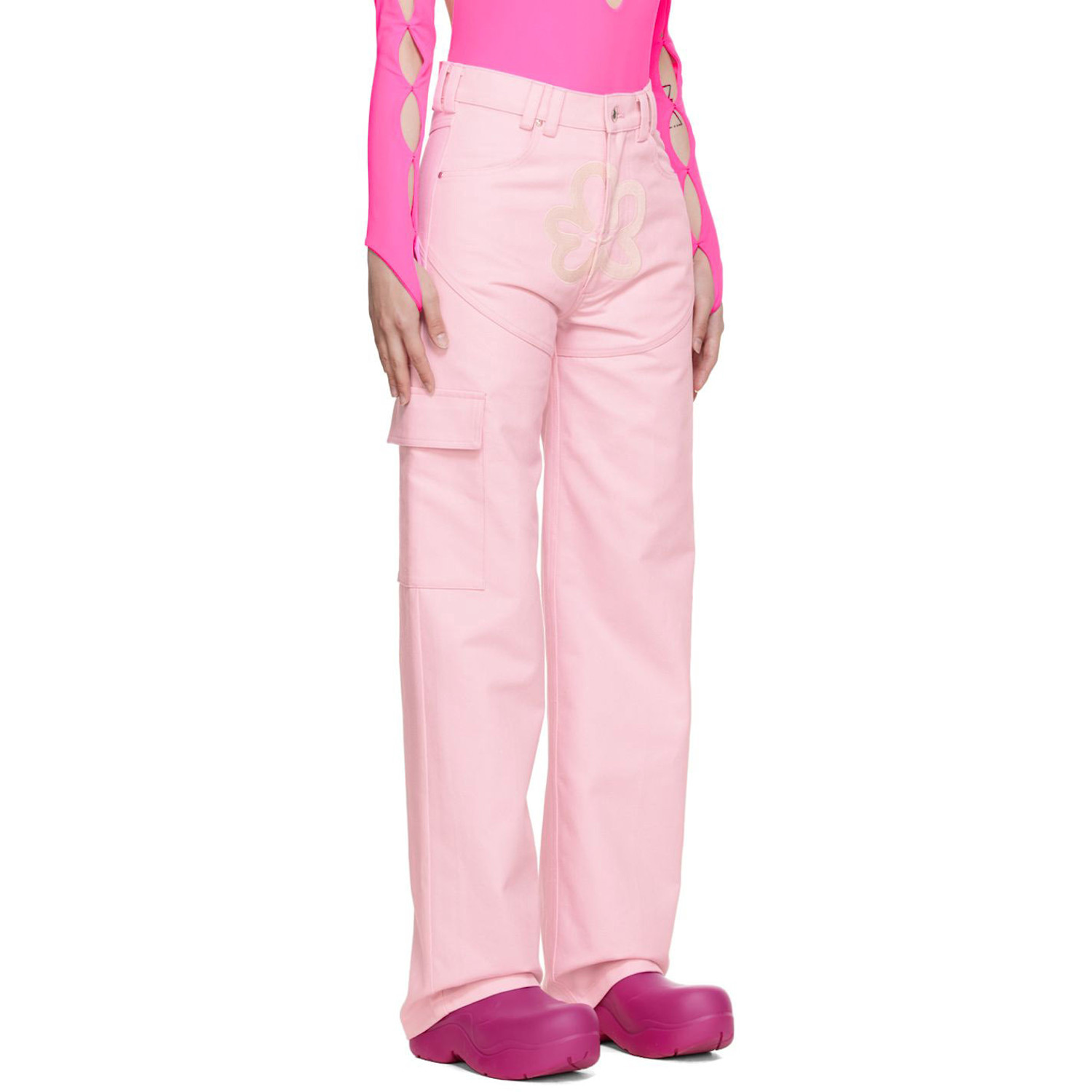  Marshall Columbia Ssense Exclusive Pink Denim Trousers 