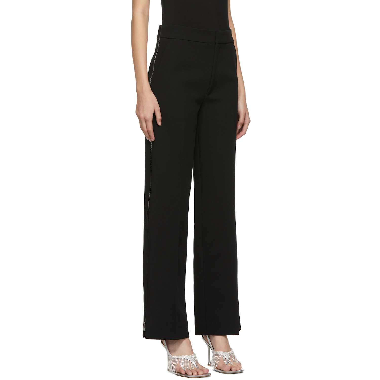  Gauchere Black Crepe Vida Trousers 