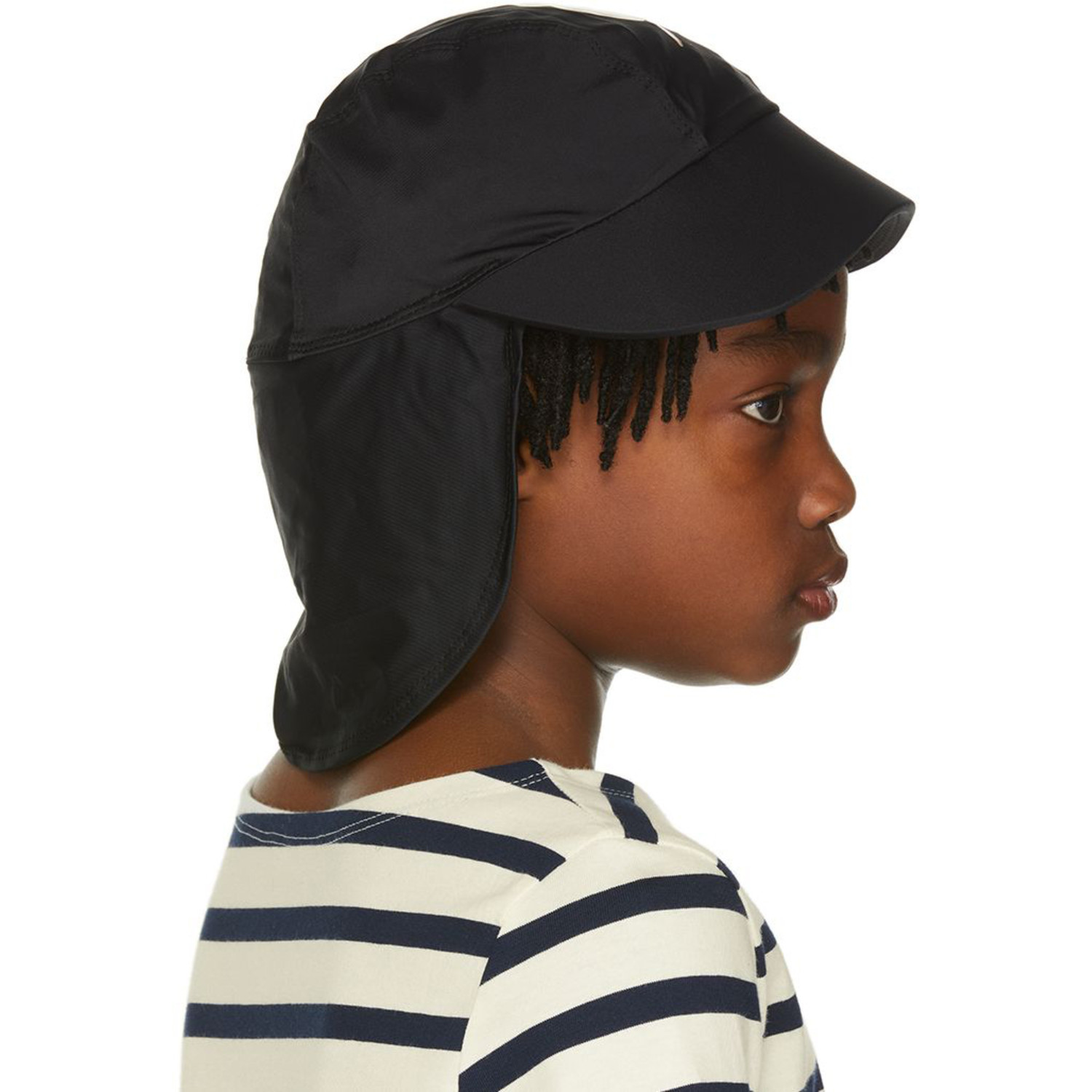  Mini Rodini Kids Black Elephant Uv Cap 