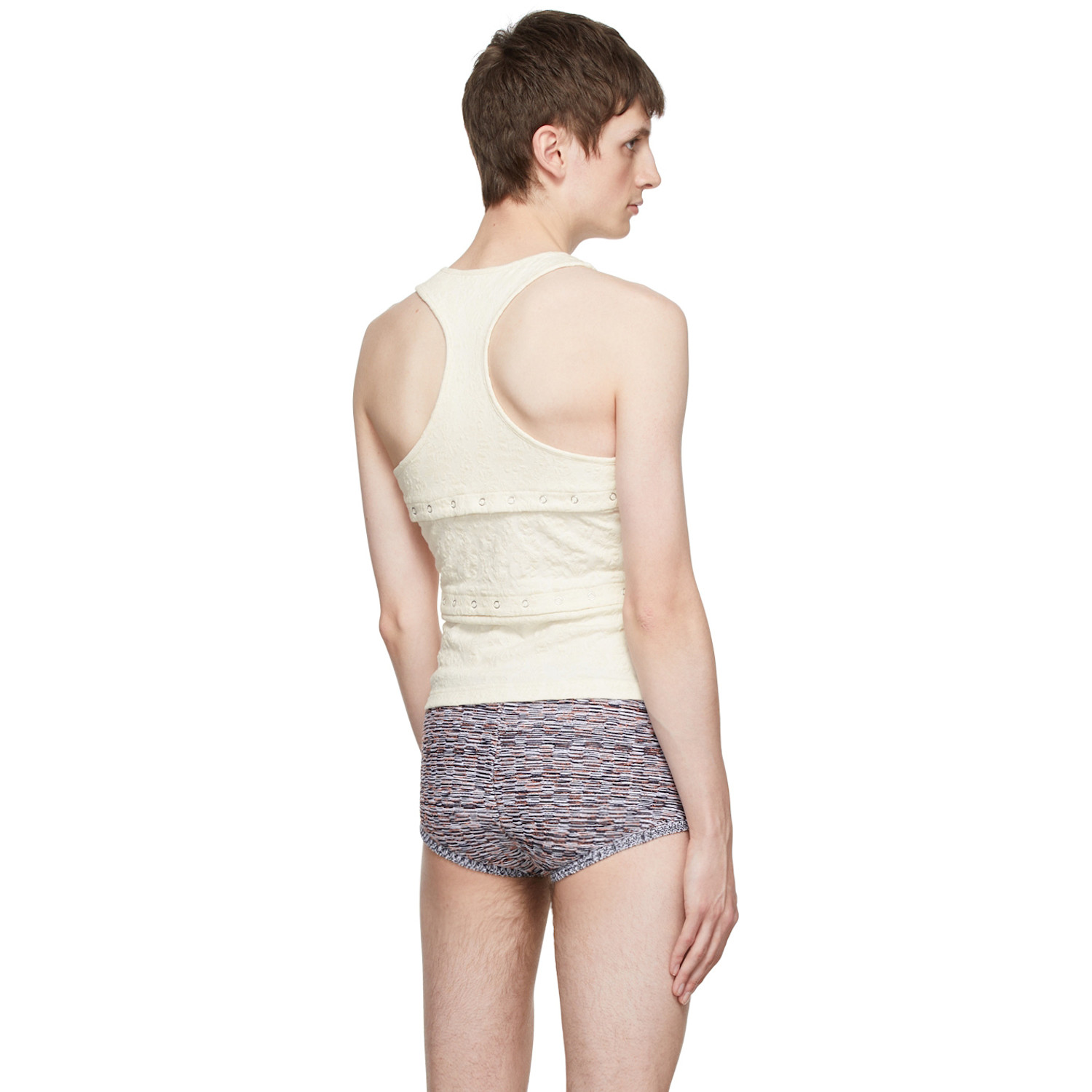  Eckhaus Latta Off-white Undone Tank Top 