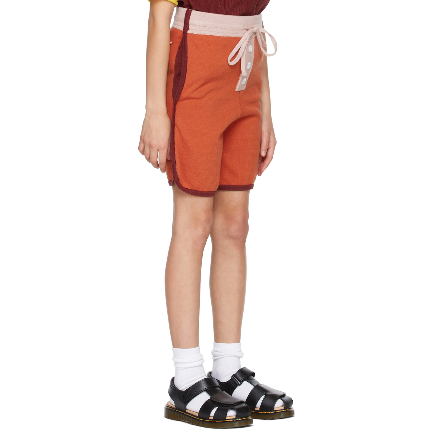 Ligne Noire Kids Orange Boxer Shorts 