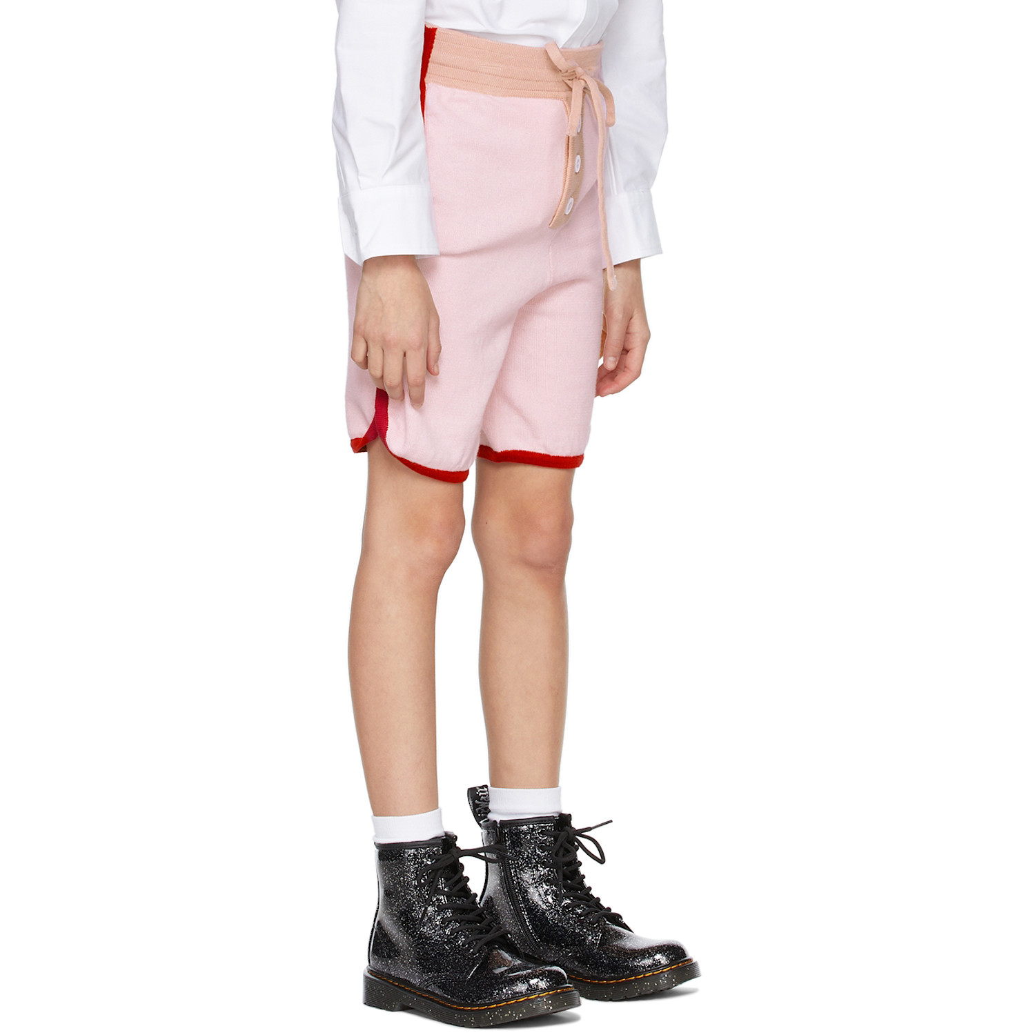  Ligne Noire Kids Pink Boxer Shorts 