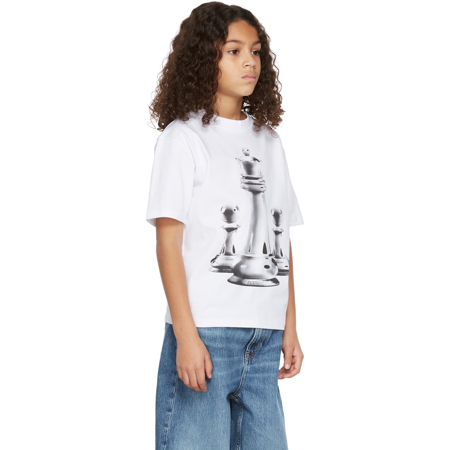  032c Ssense Exclusive Kids White Chess T-shirt 
