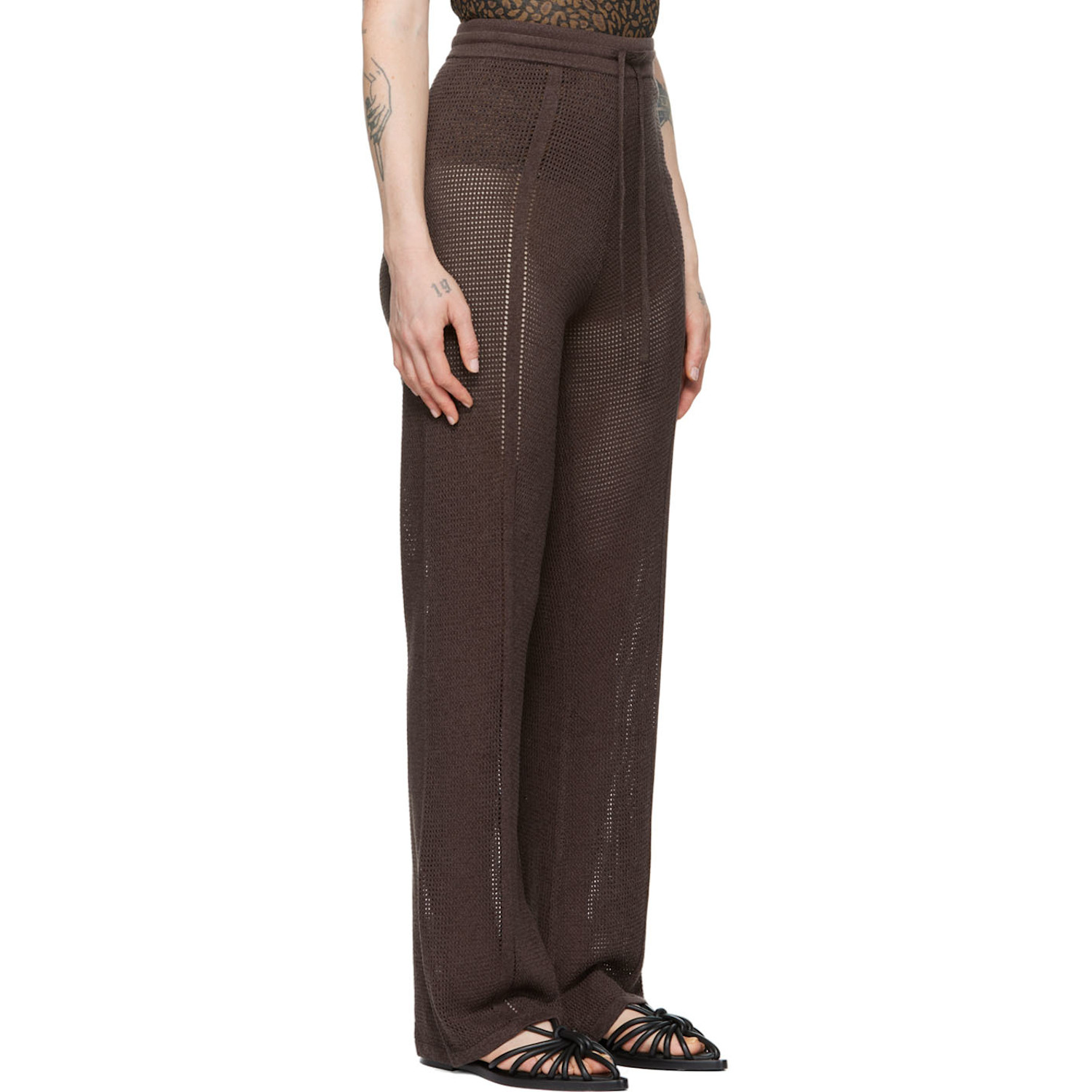  Nanushka Brown Gabin Lounge Pants 
