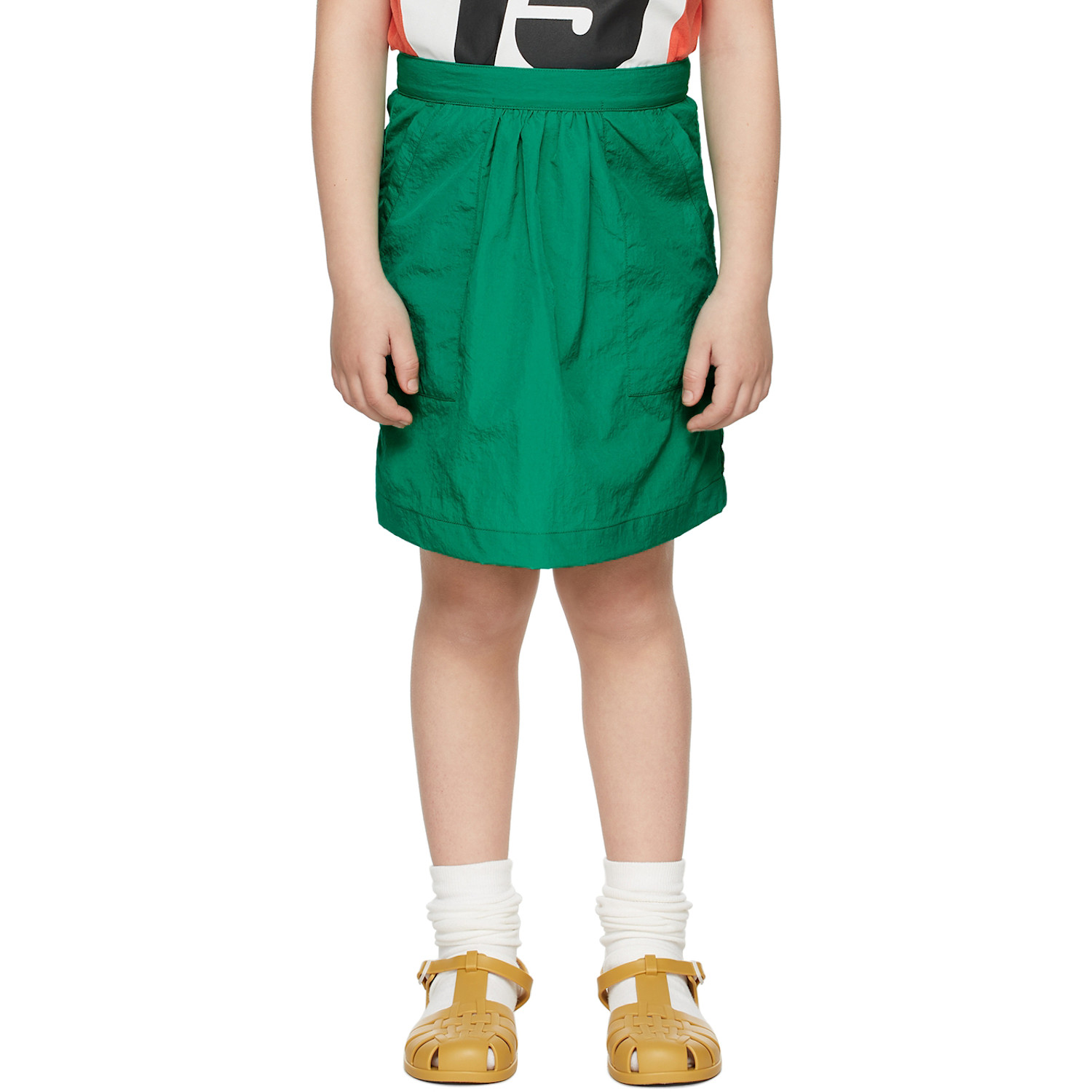  The Animals Observatory Kids Green Logo Bird Skirt 