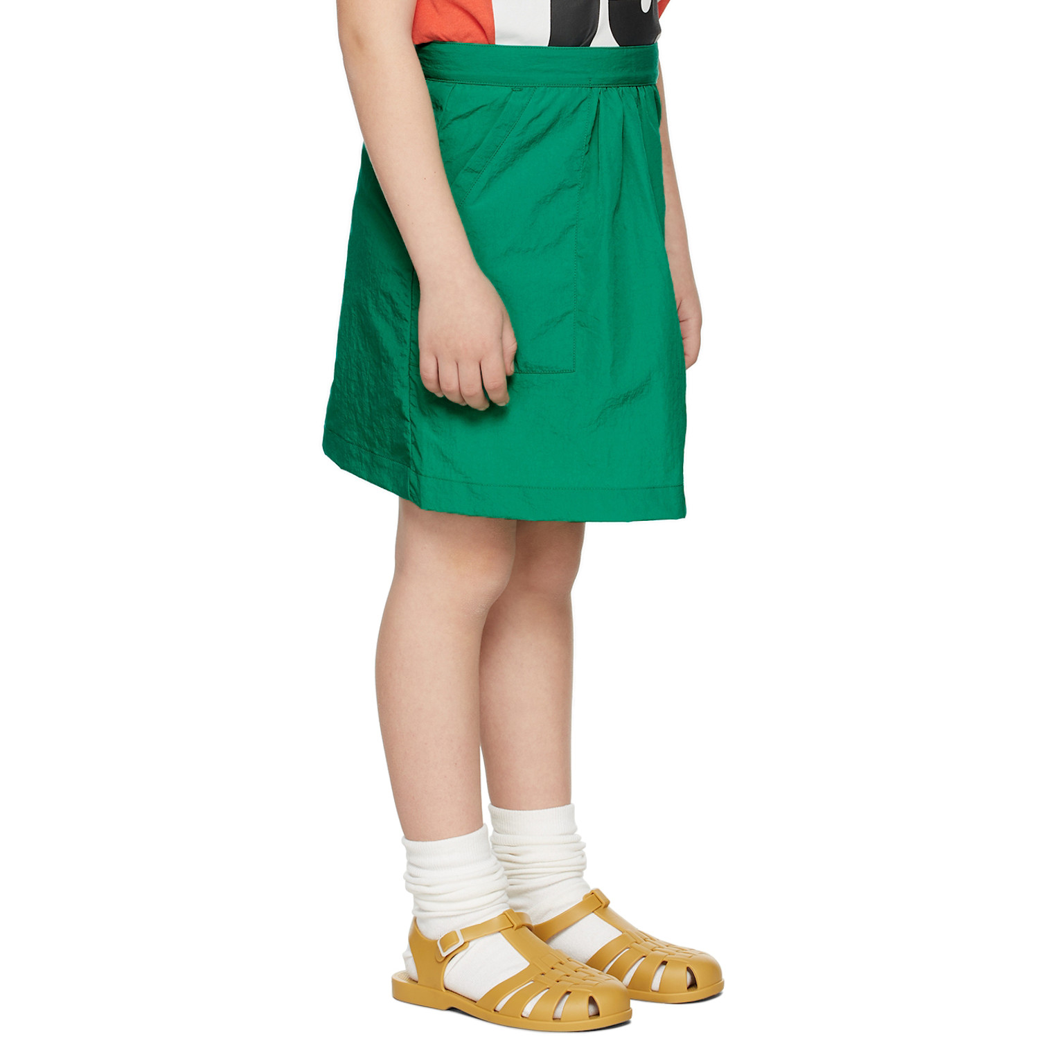  The Animals Observatory Kids Green Logo Bird Skirt 