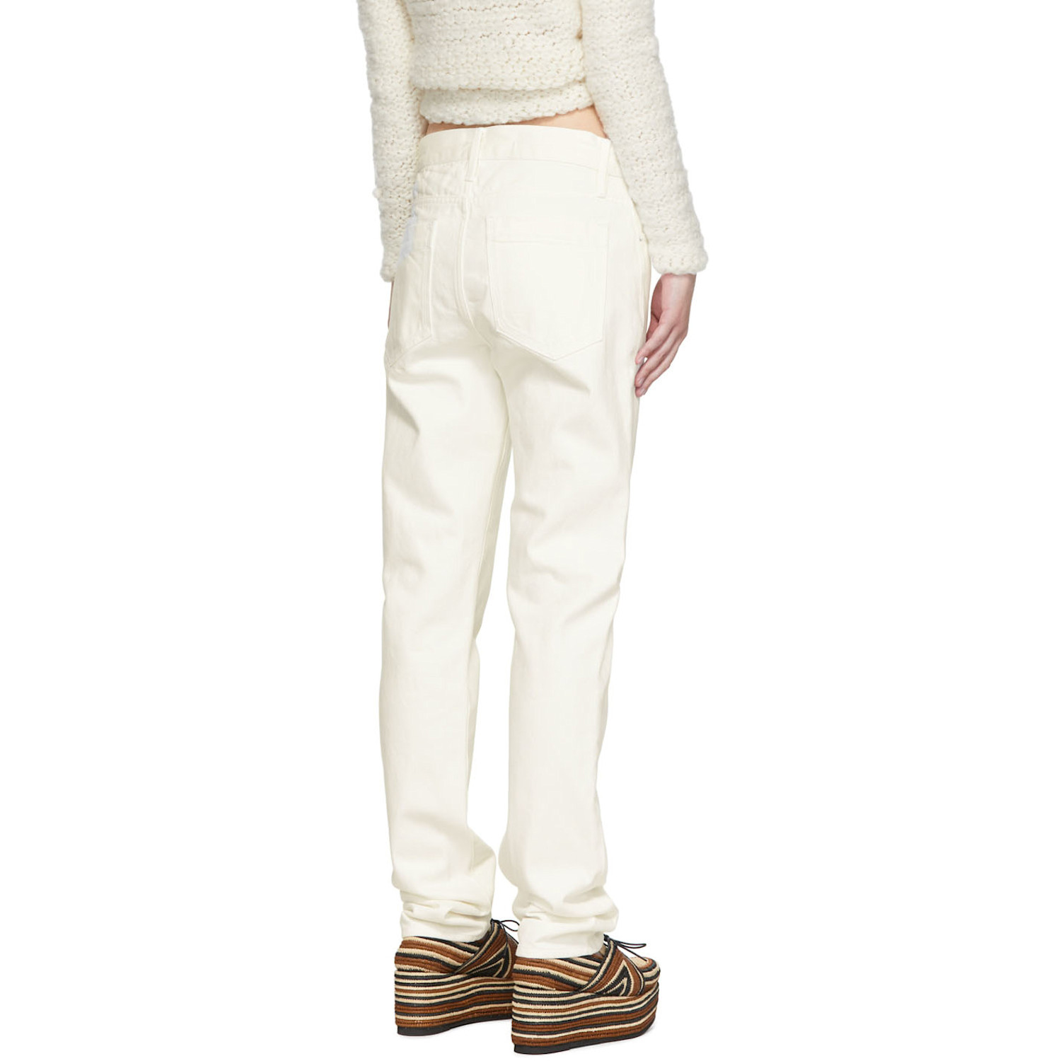  Gabriela Hearst White Anthony Jeans 
