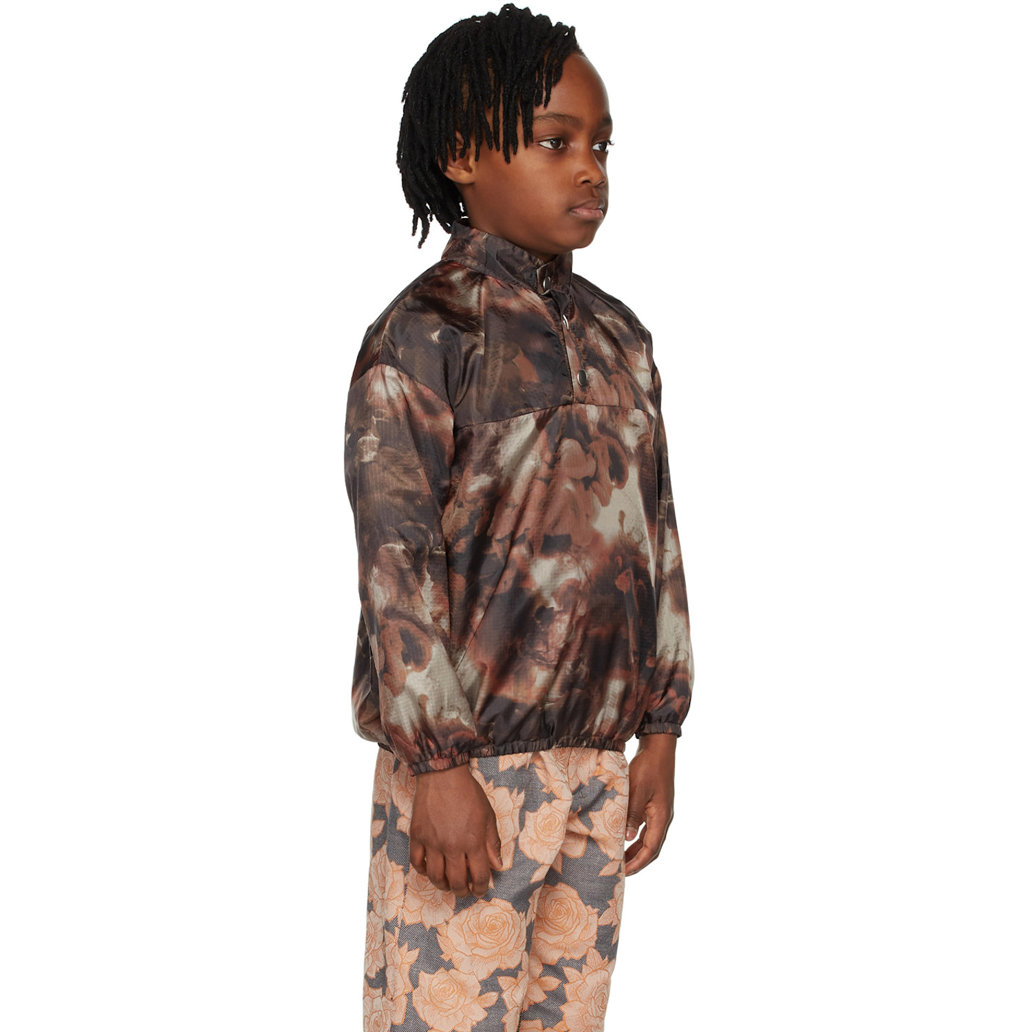  Bo(y)smans Kids Brown Pullover Jacket 