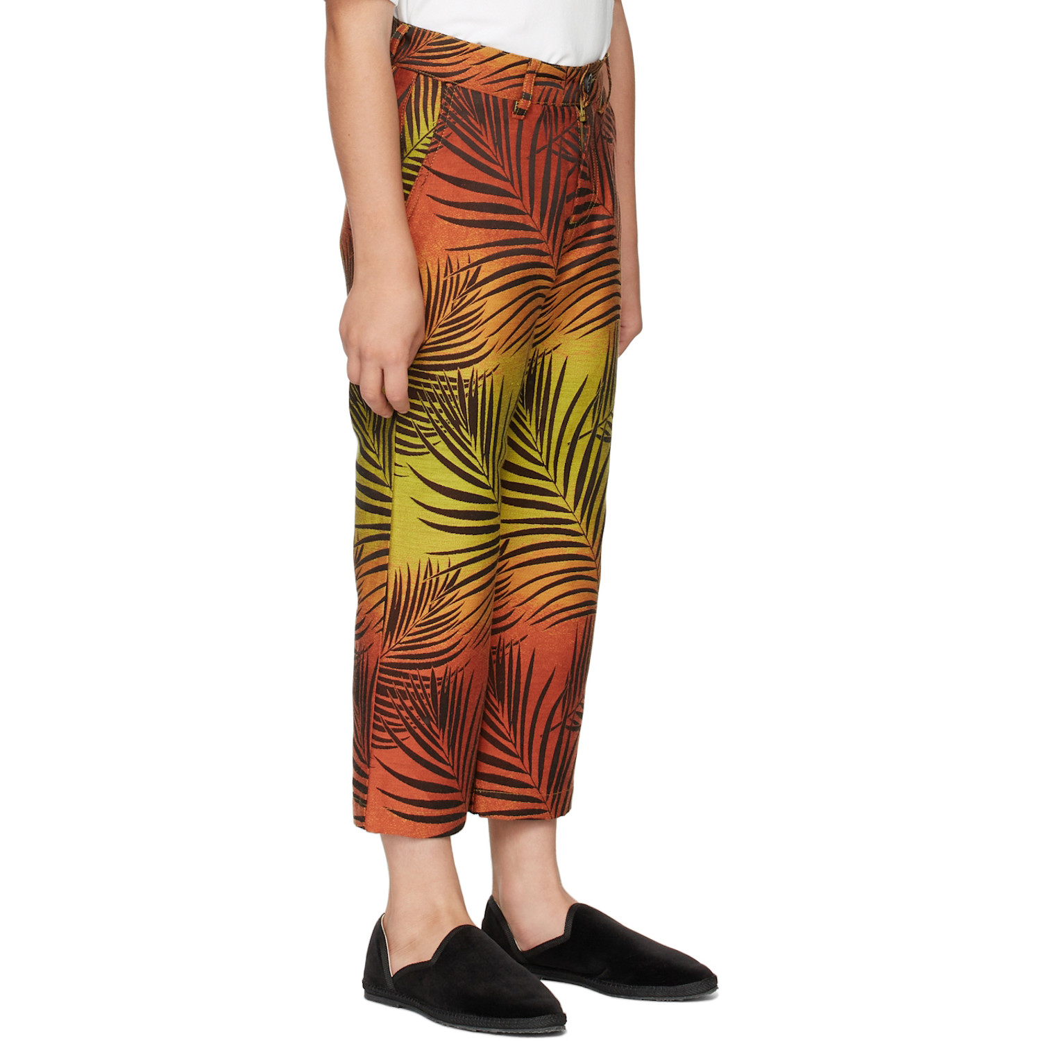  Bo(y)smans Kids Orange & Green Tropical Trousers 