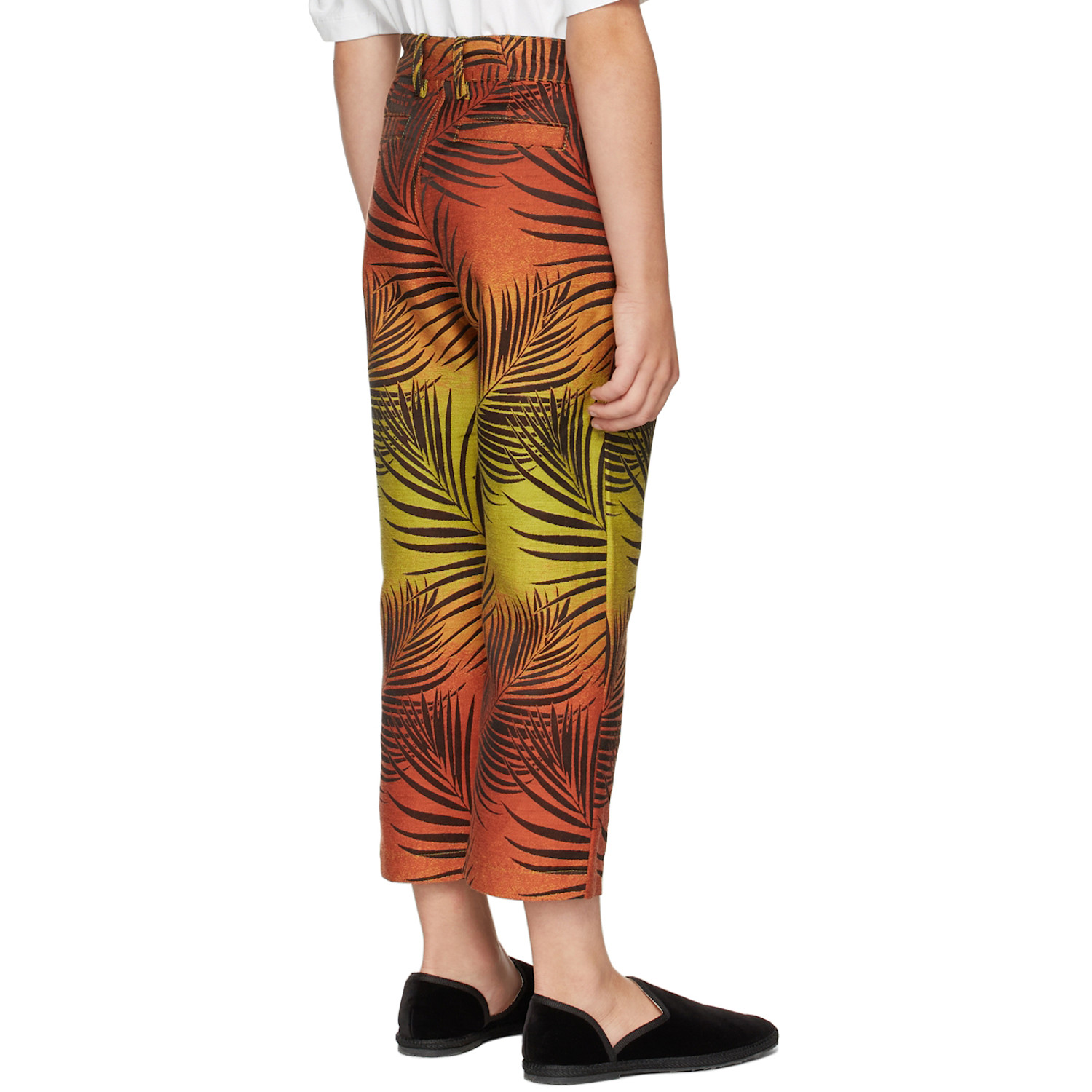  Bo(y)smans Kids Orange & Green Tropical Trousers 