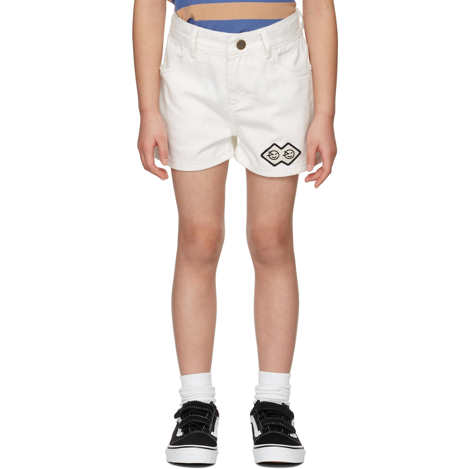  Wynken Kids White Denim Shorts 