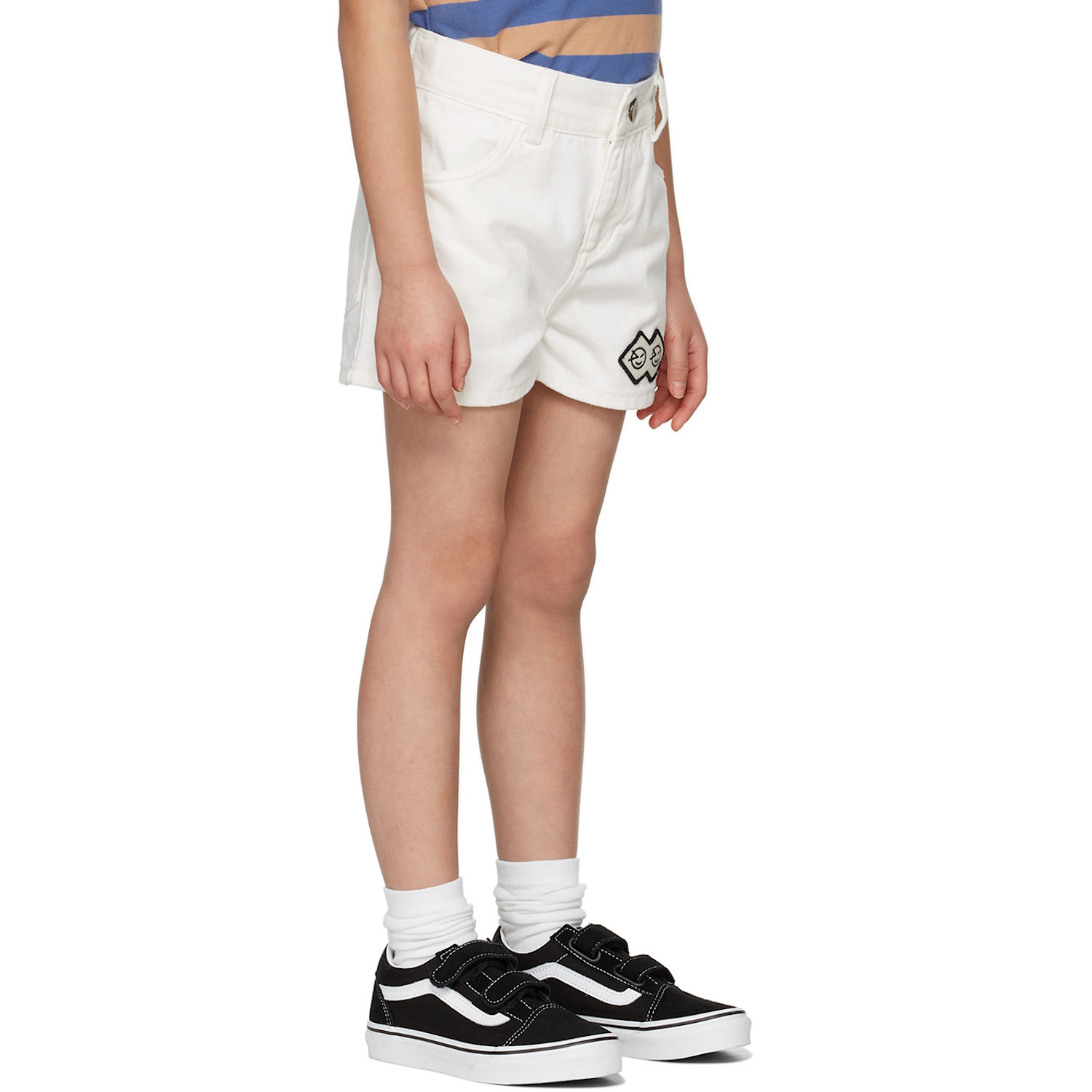  Wynken Kids White Denim Shorts 