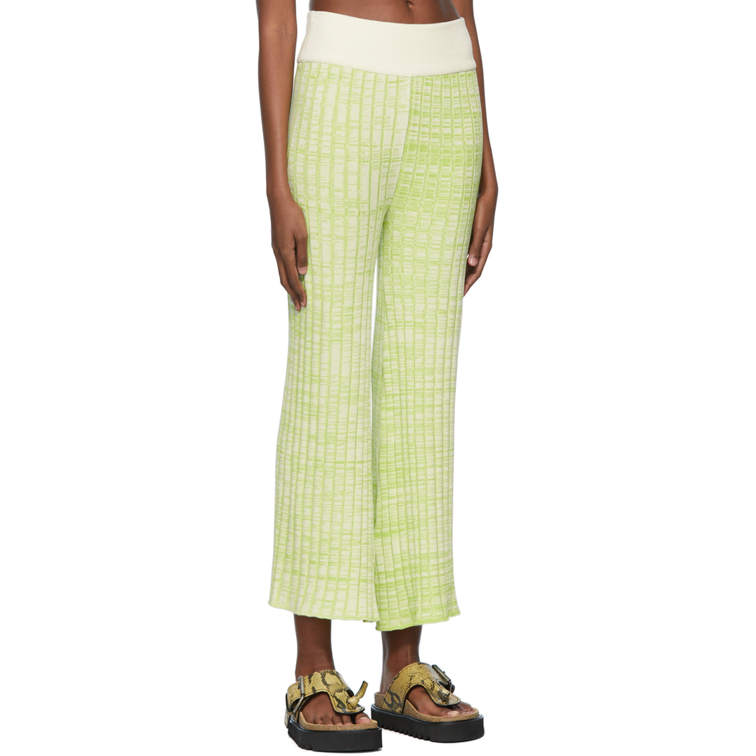  Valentine Witmeur Lab Green Viscose Trousers 