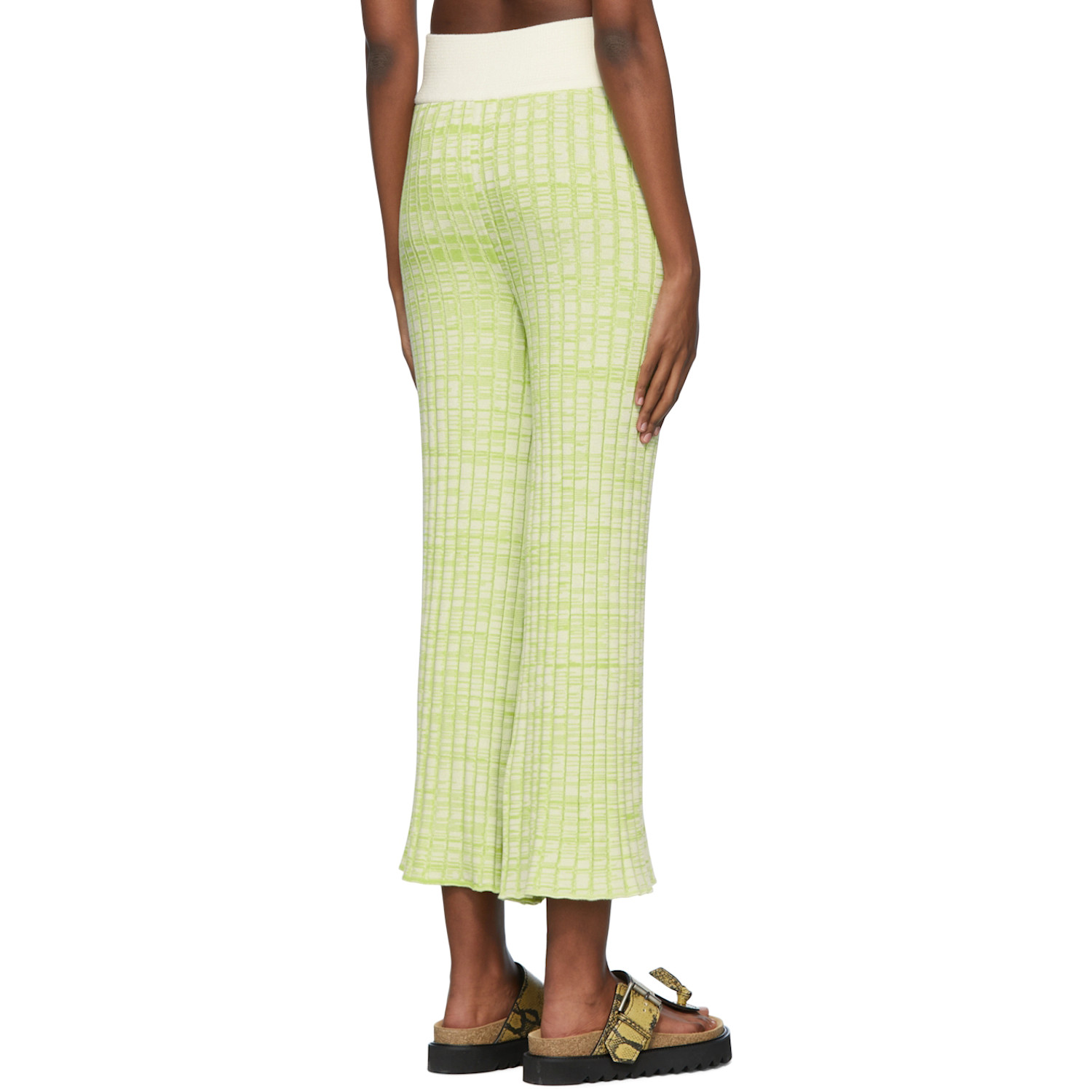  Valentine Witmeur Lab Green Viscose Trousers 