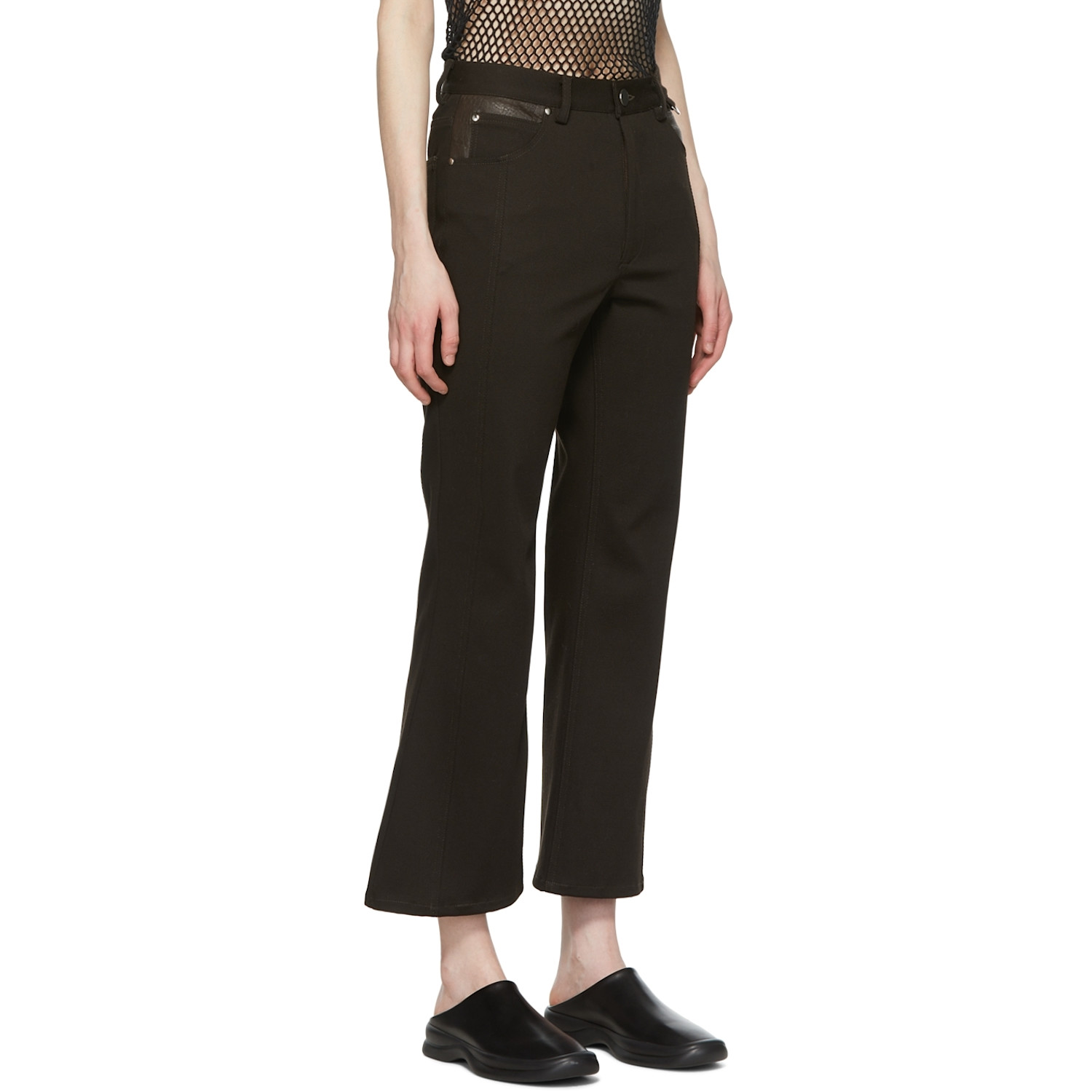  Maiden Name Ssense Exclusive Brown Brea Jeans 