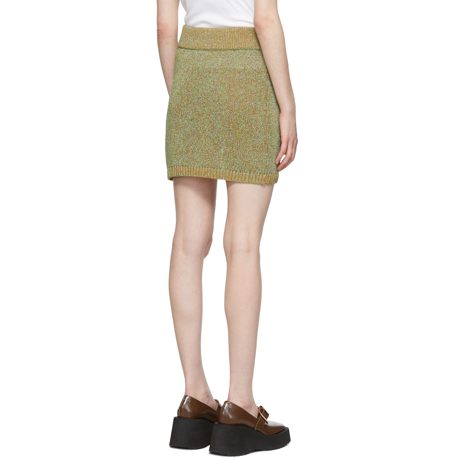  Maiden Name Ssense Exclusive Multicolor Raven Mini Skirt 
