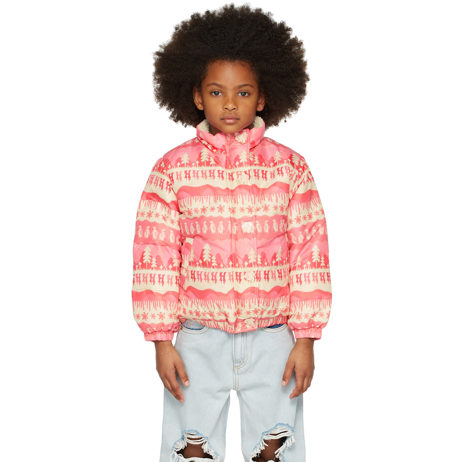  Helmstedt Ssense Exclusive Kids Pink Maisema Jacket 