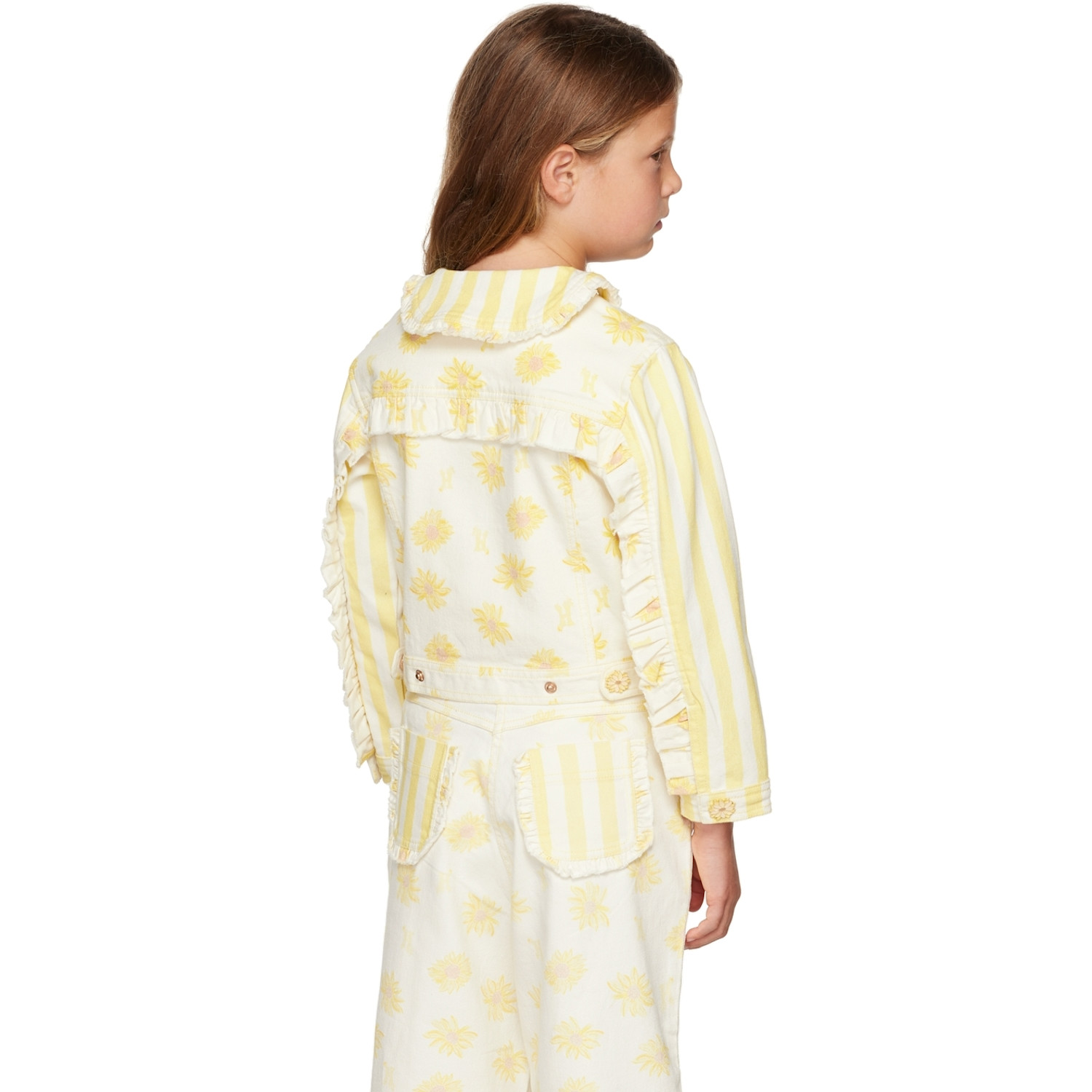  Helmstedt Ssense Exclusive Kids Off-white Ebi Denim Jacket 