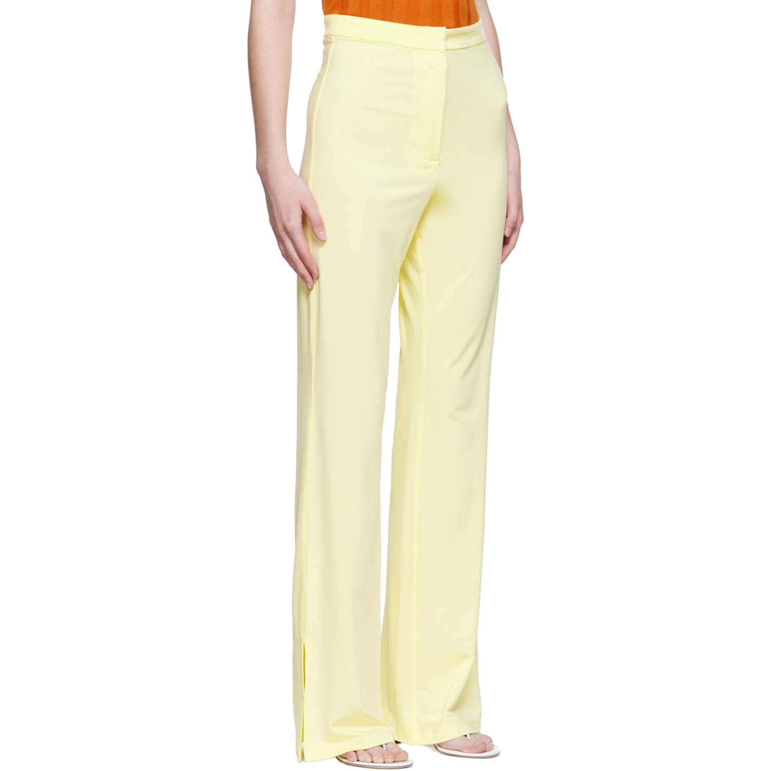  Remain Birger Christensen Yellow Jessie Trousers 