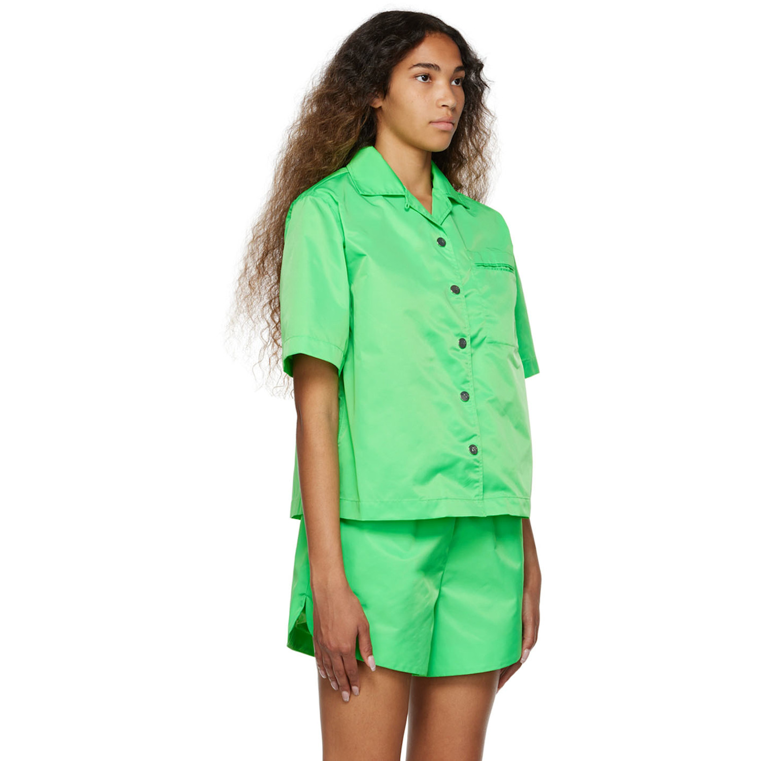  Remain Birger Christensen Green Storm Shirt 