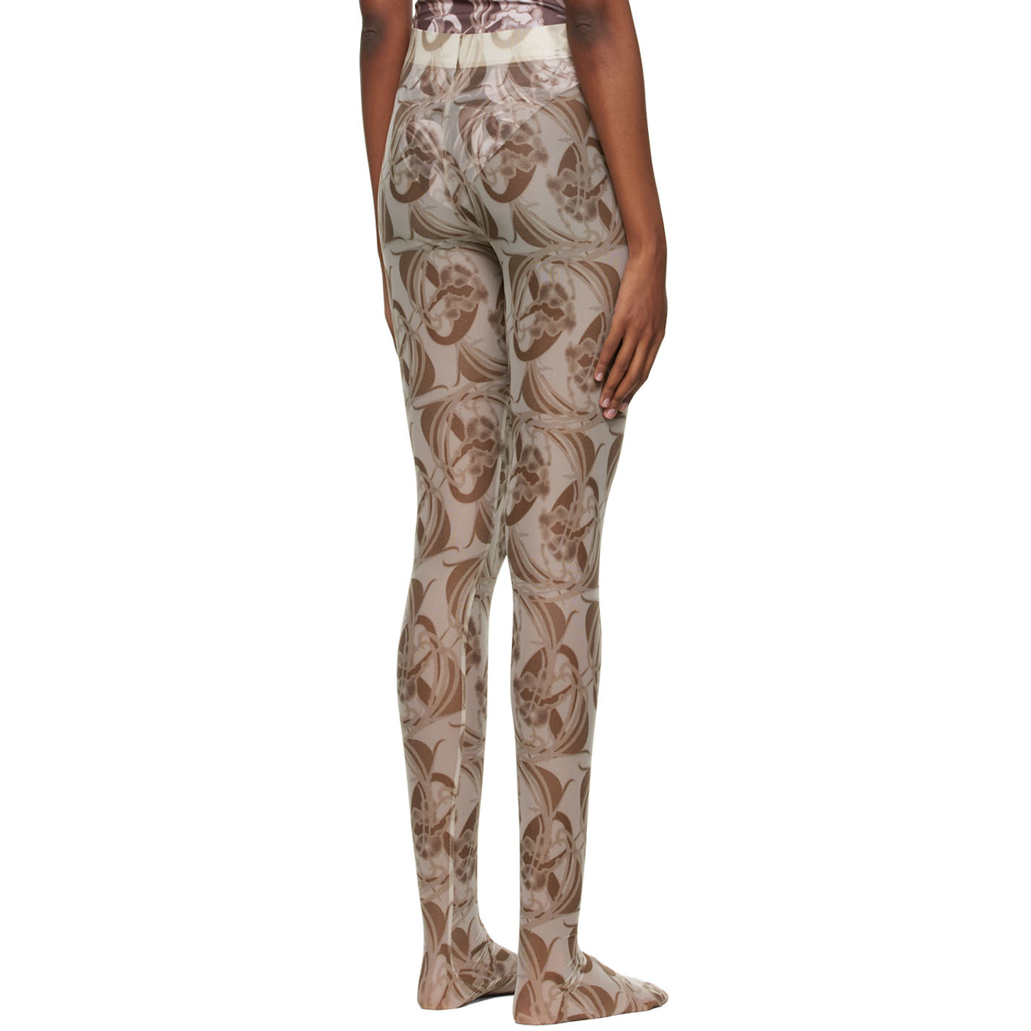  Anne Isabella Green Mesh Tights 