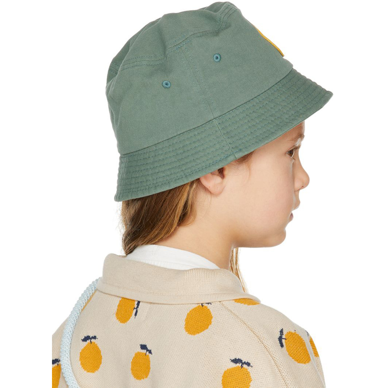  Jellymallow Kids Khaki Flamingo Bucket Hat 