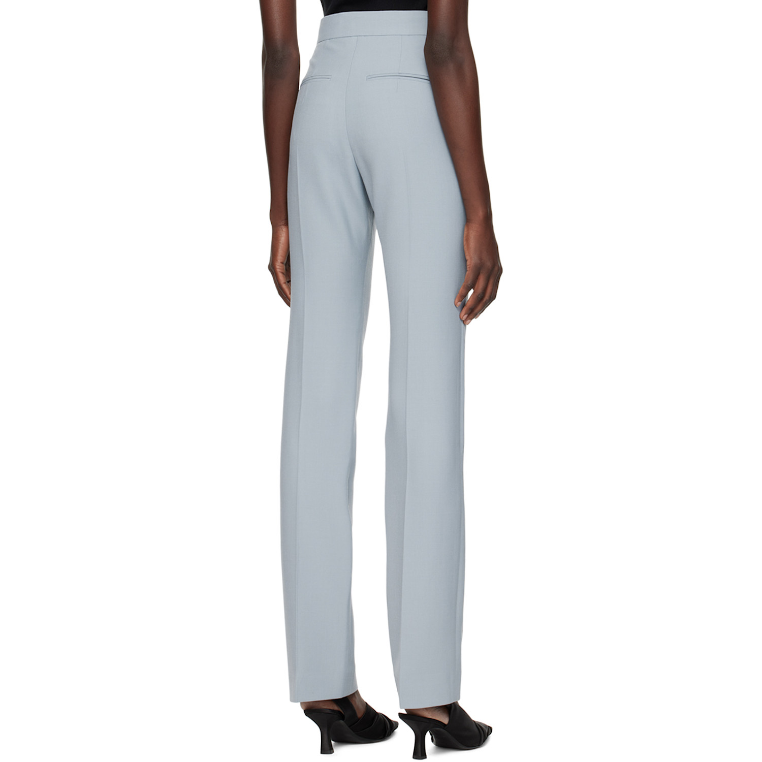  Kwaidan Editions Gray Slim Leg Trousers 