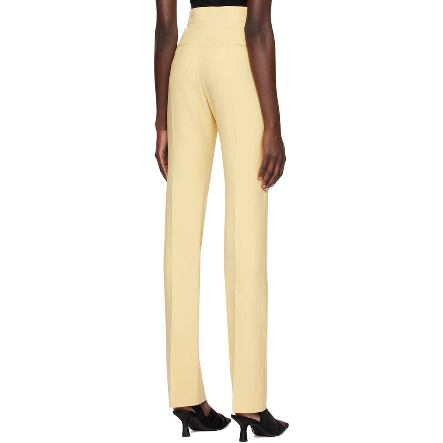  Kwaidan Editions Yellow Slim Leg Trousers 