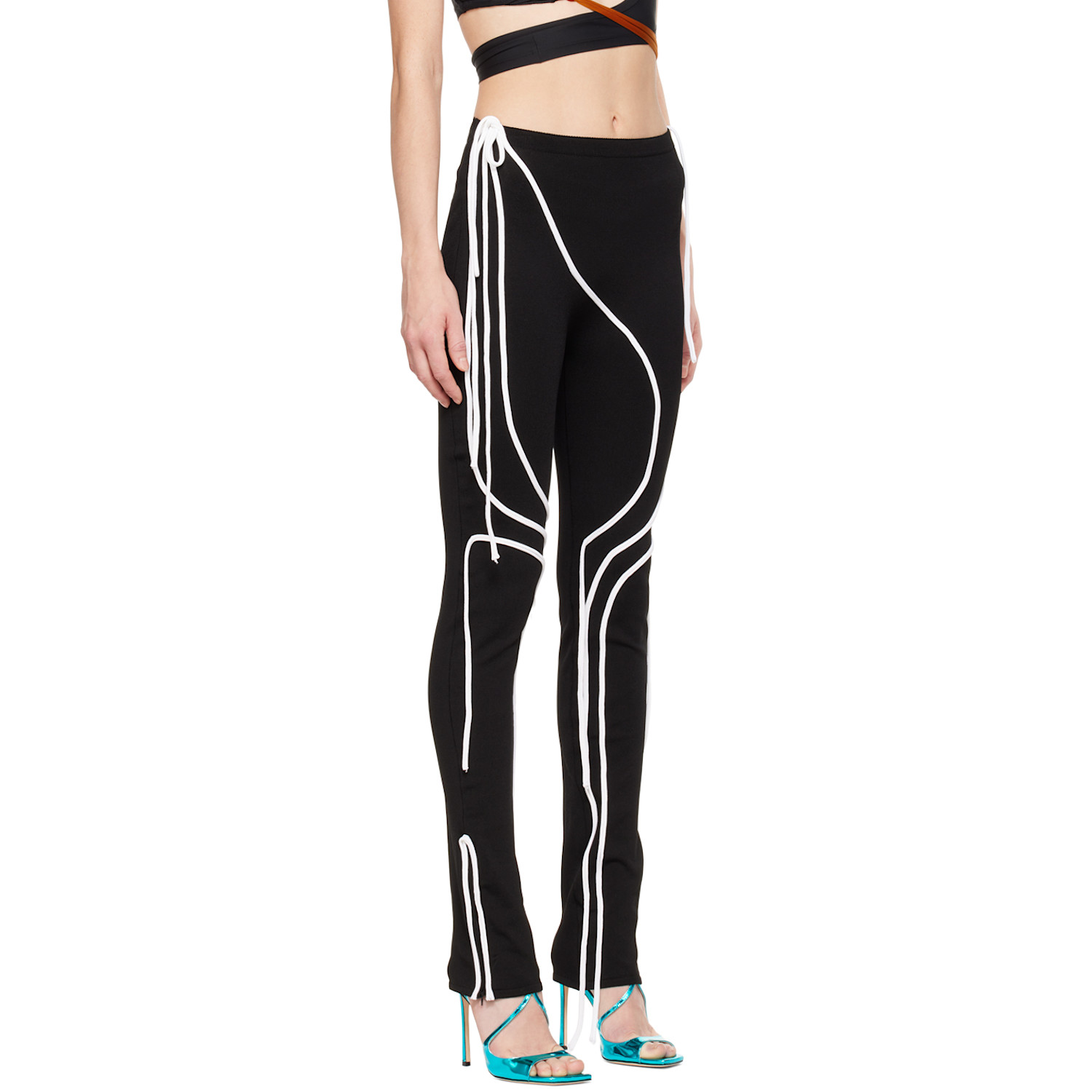 Ottolinger Black Strappy Leggings 