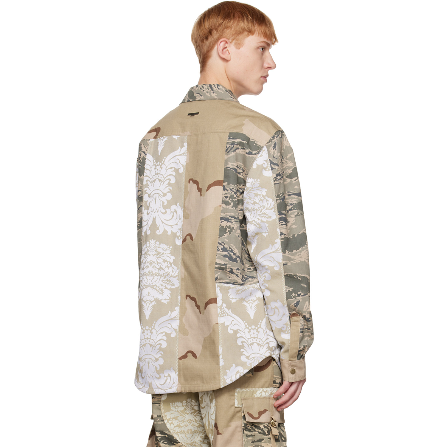  Marine Serre Beige Desert Jacket 