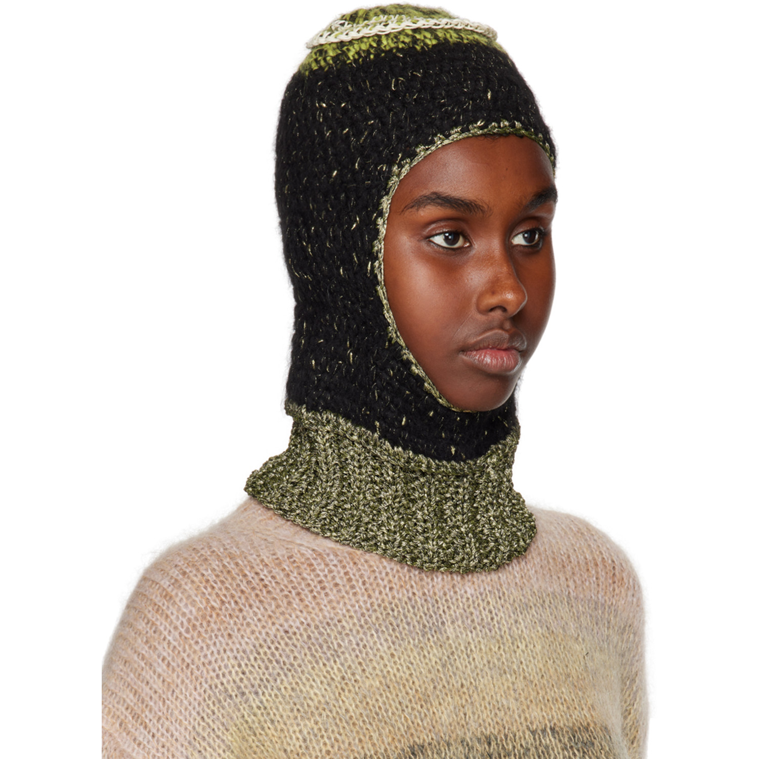  Vitelli Black Metallic Balaclava 