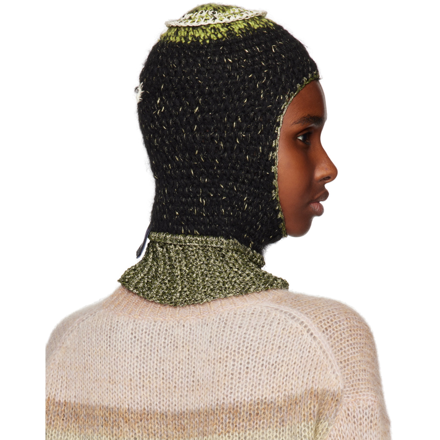  Vitelli Black Metallic Balaclava 