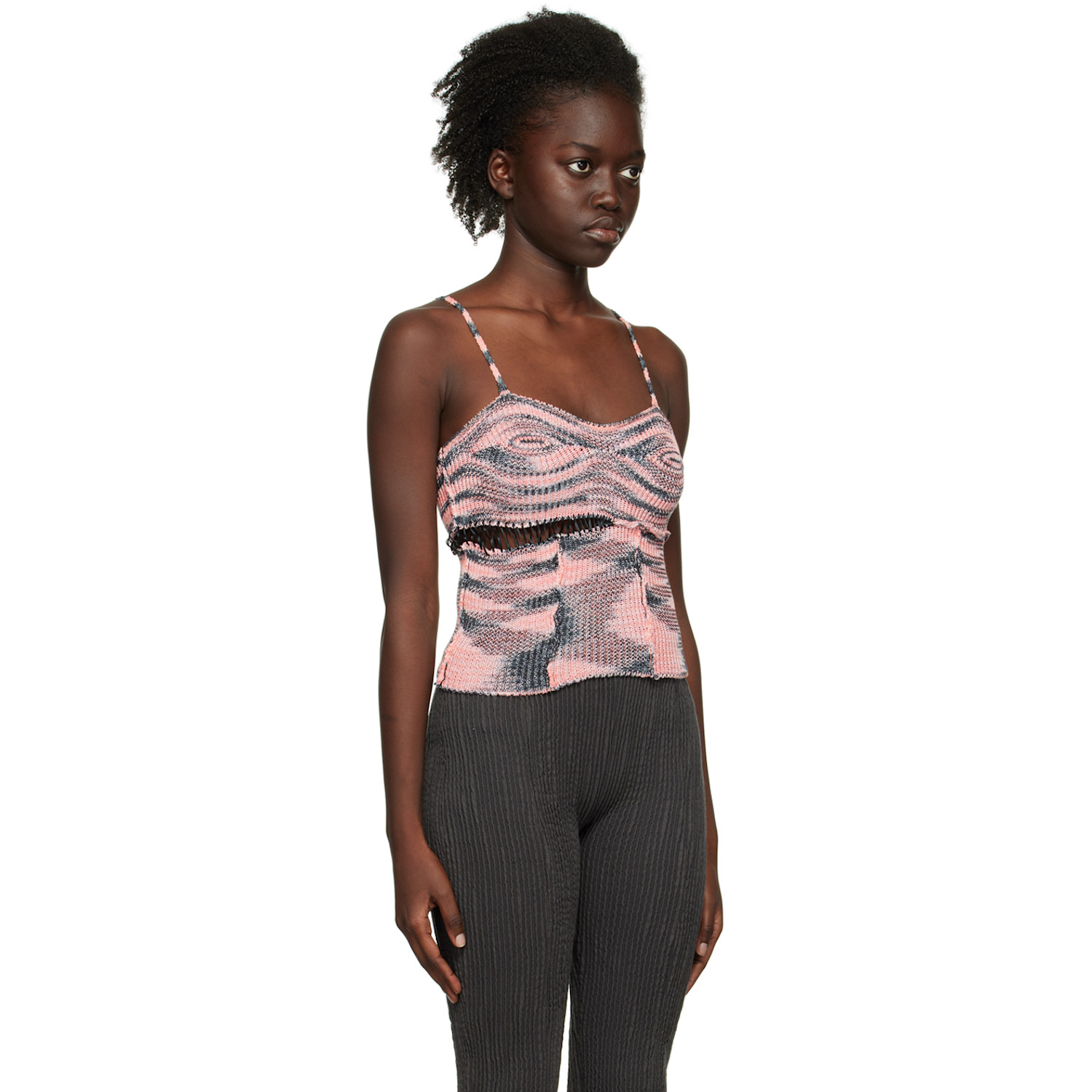  Gabe Gordon Pink Midge Tank Top 