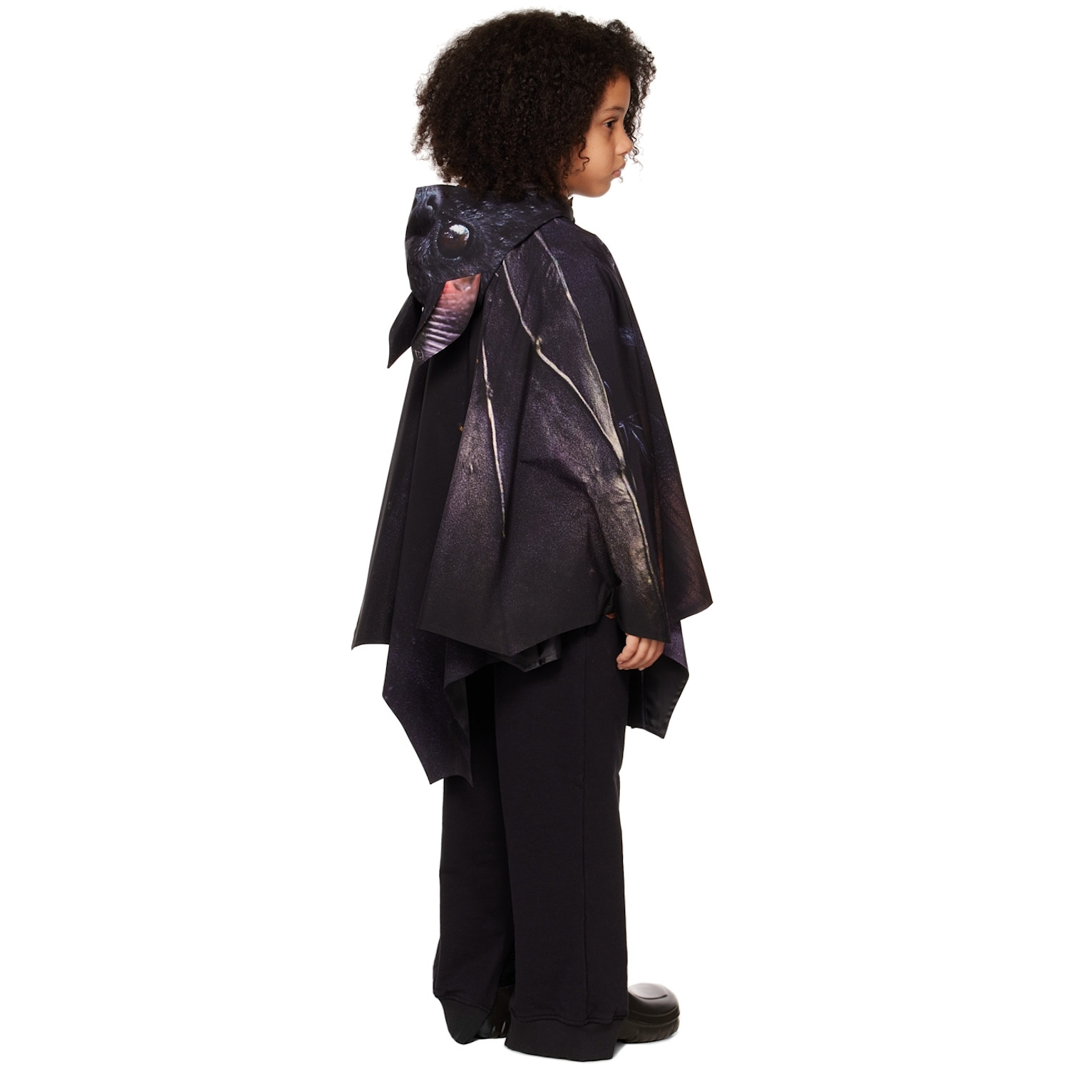  Doublet Ssense Exclusive Kids Black 'i'm A Batkid!' Poncho 
