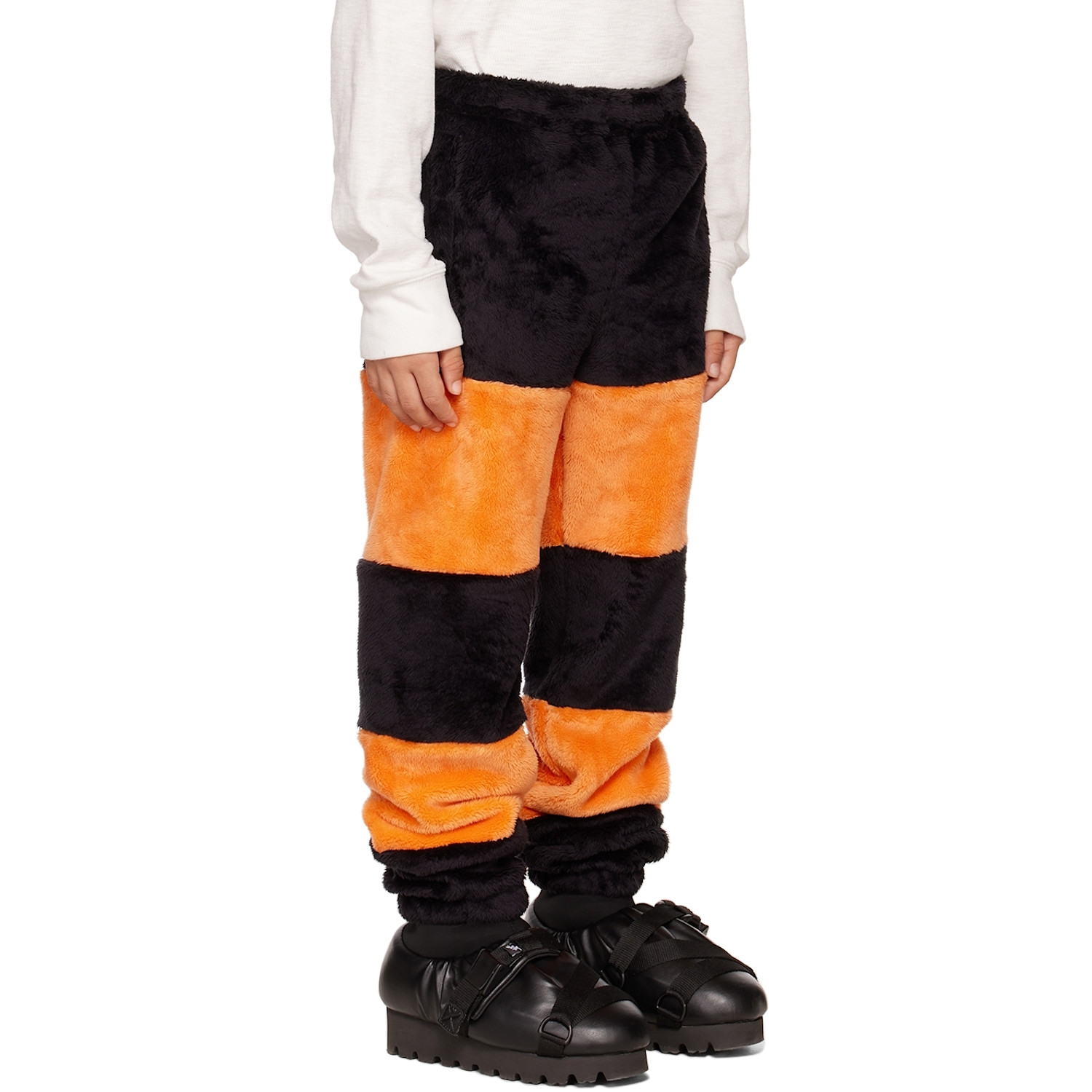  Doublet Ssense Exclusive Kids Black & Orange Itchy Witch Spider Pants 