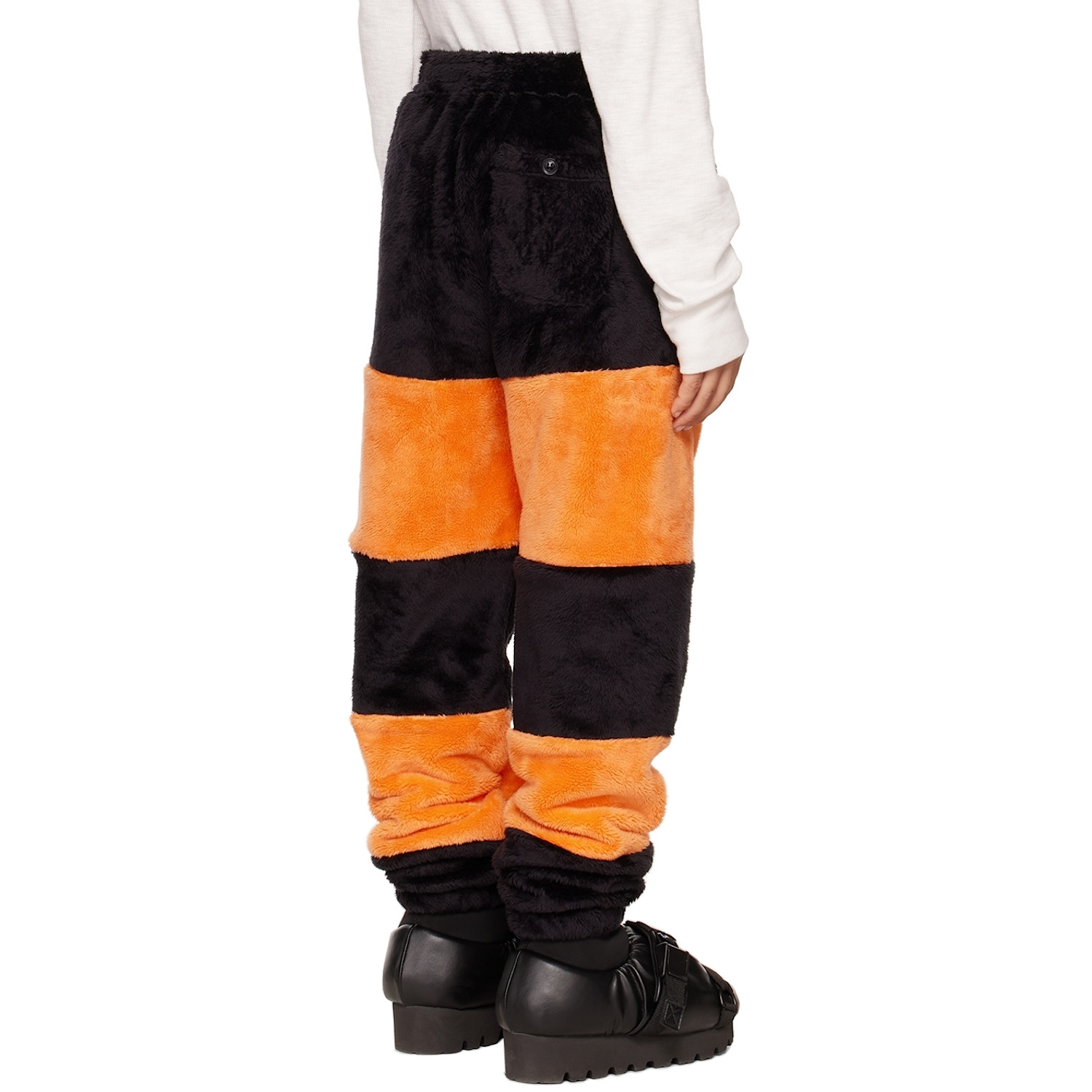  Doublet Ssense Exclusive Kids Black & Orange Itchy Witch Spider Pants 