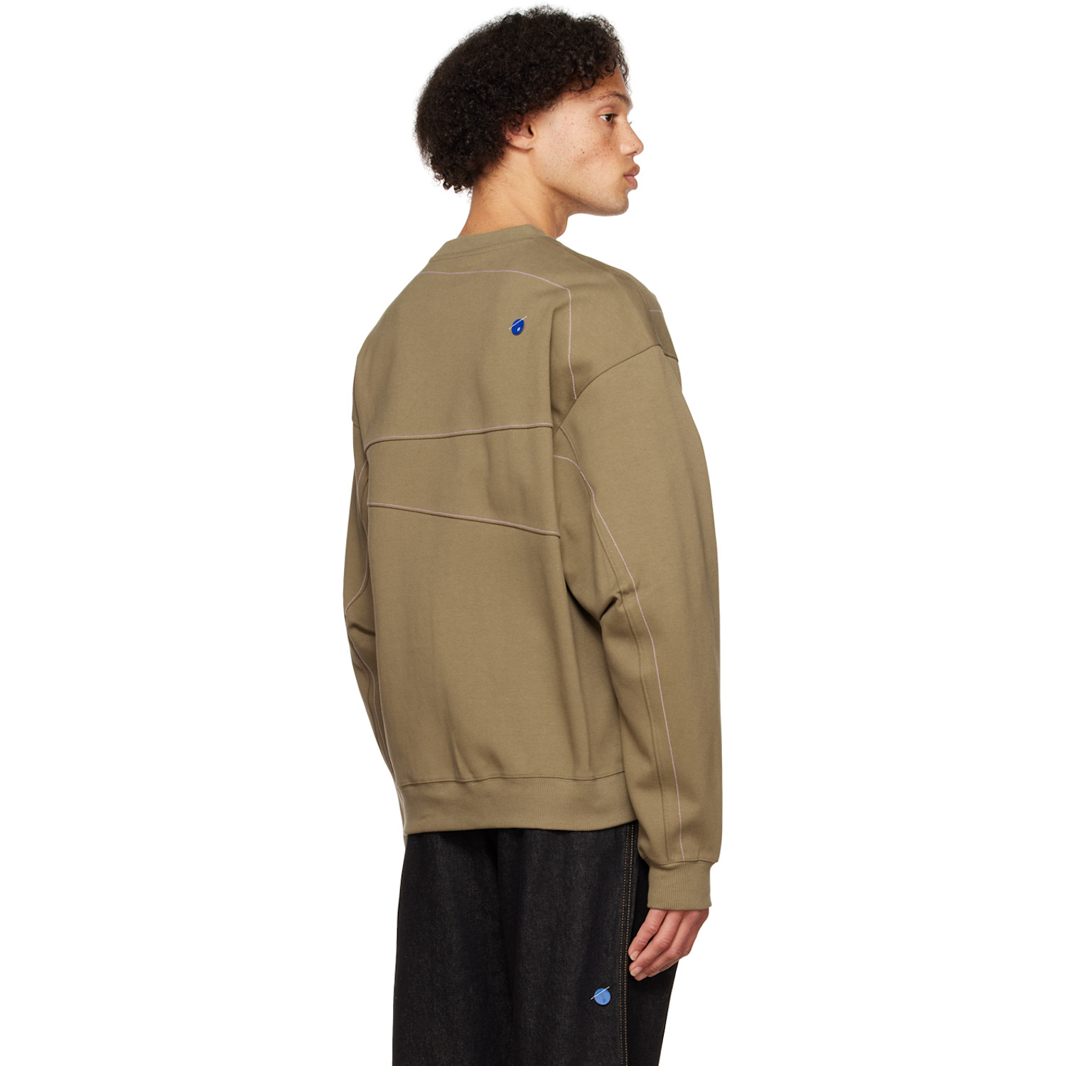  Ader Error Khaki Trs Sweatshirt 