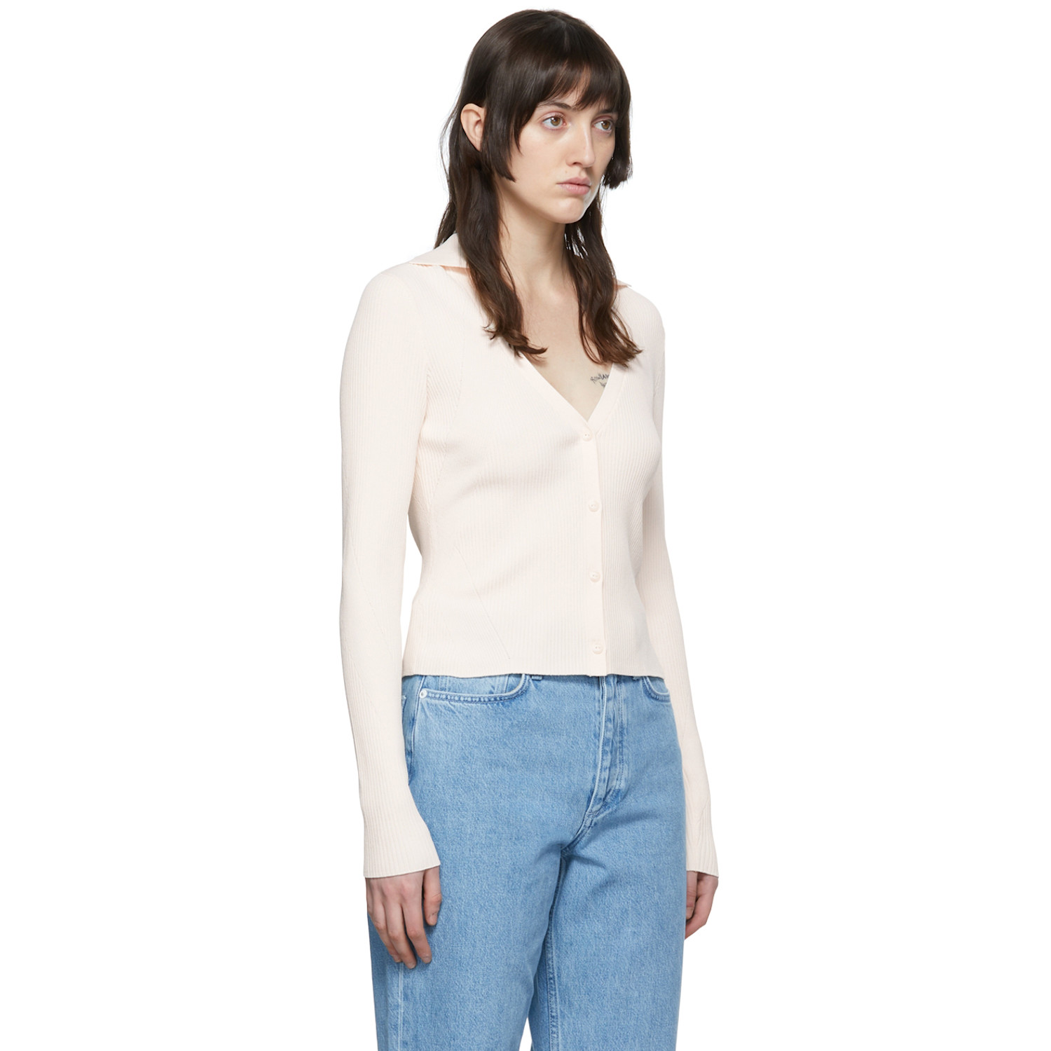  Rag & Bone Off-white Viscose Cardigan 