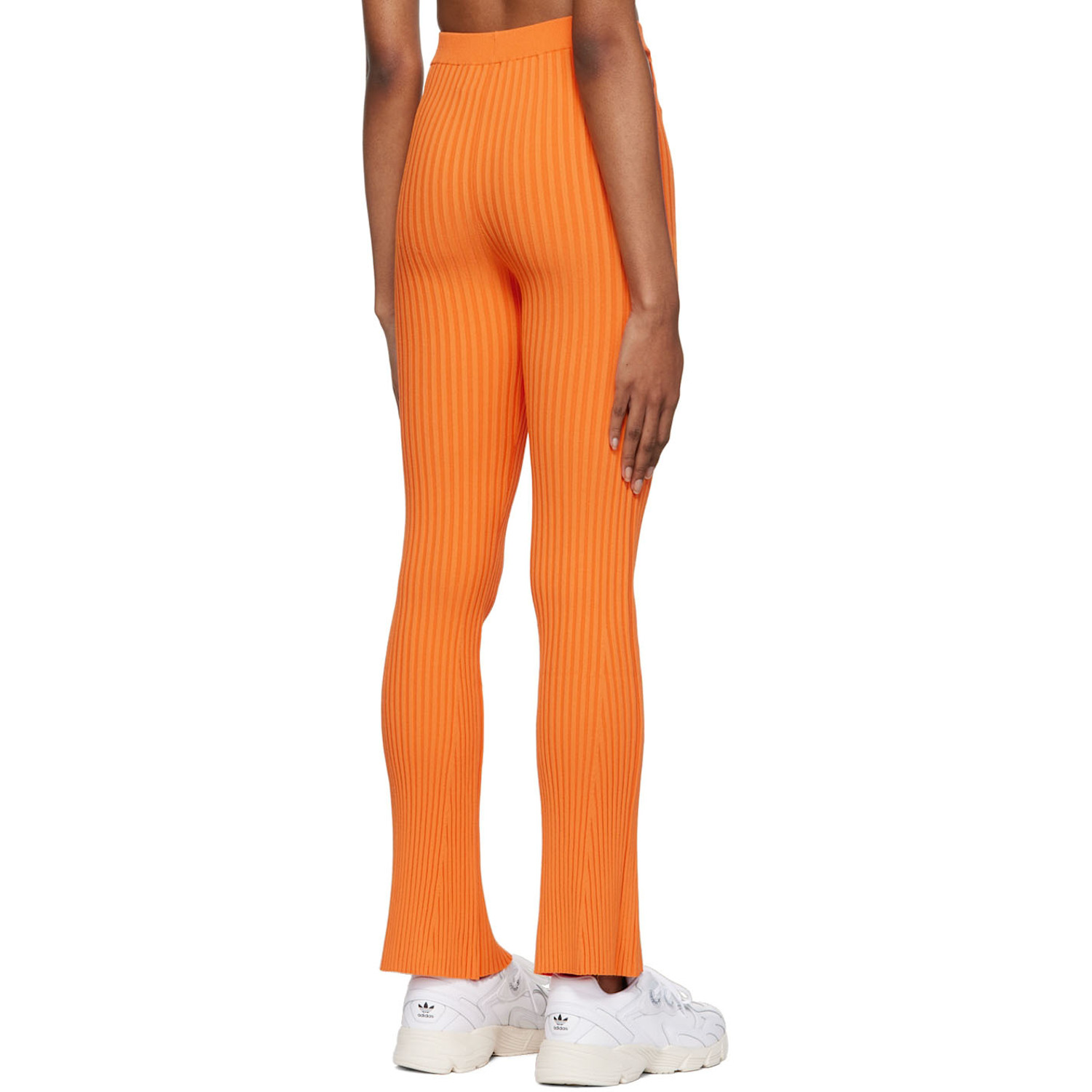  Live The Process Orange Rib Leggings 