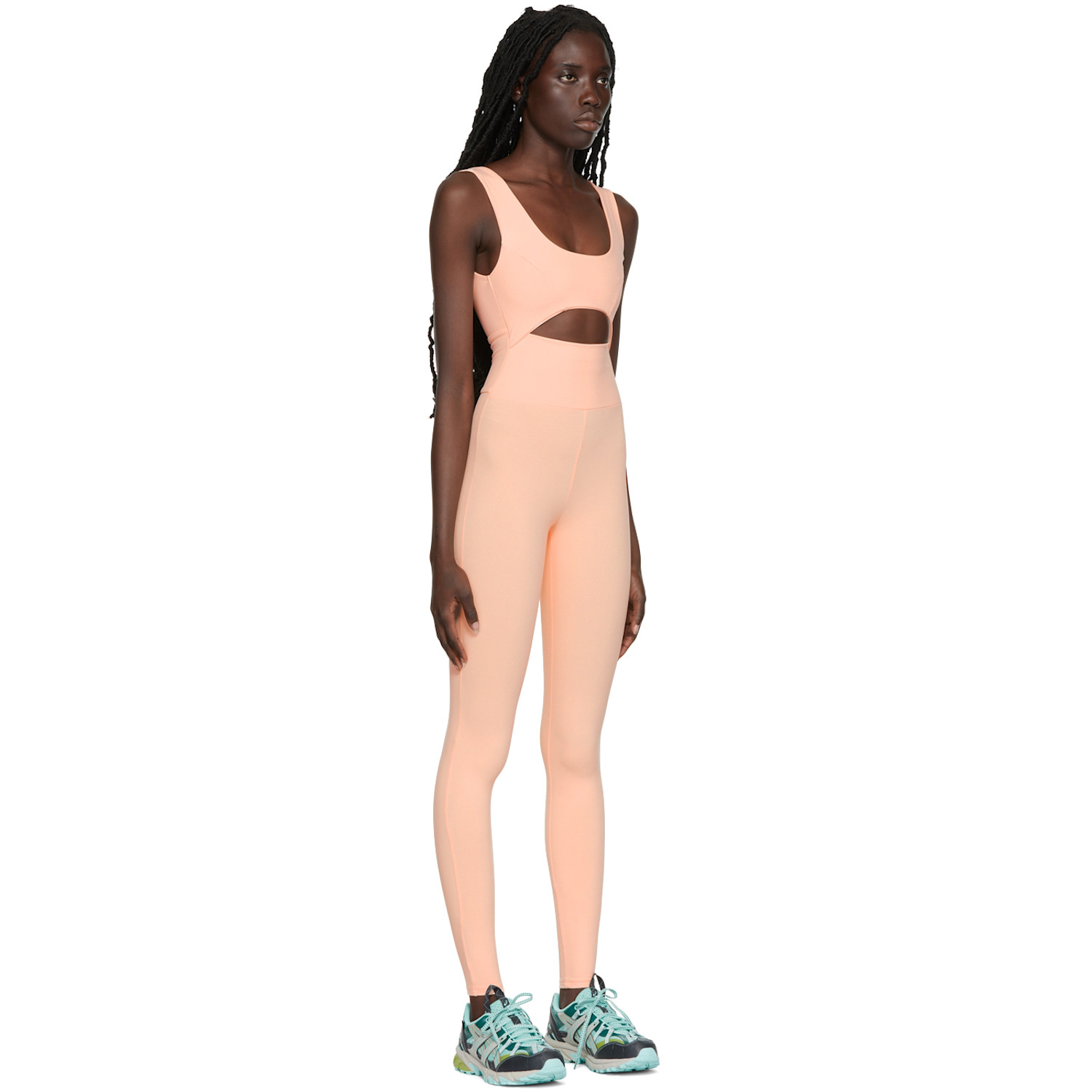  Live The Process Pink Cutout Bodysuit 