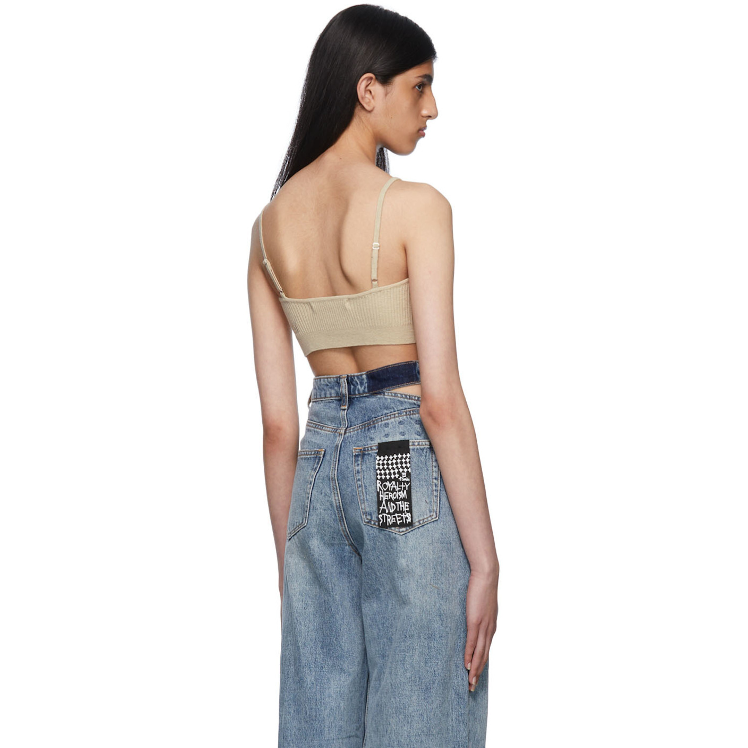  Ksubi Beige Cotton Camisole 