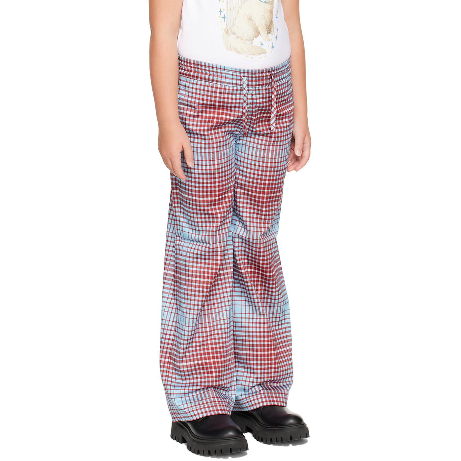 Charles Jeffrey Loverboy Ssense Exclusive Kids Blue & Red Trousers 