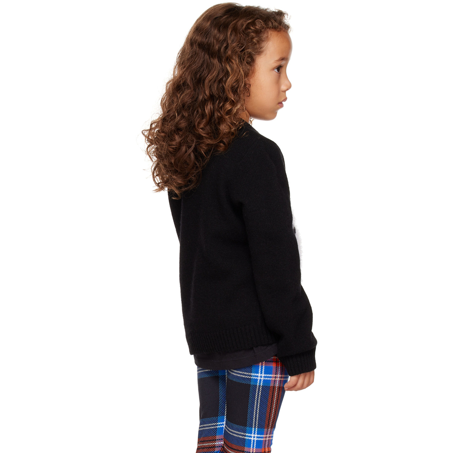  Charles Jeffrey Loverboy Ssense Exclusive Kids Black Loverboy Sweater 